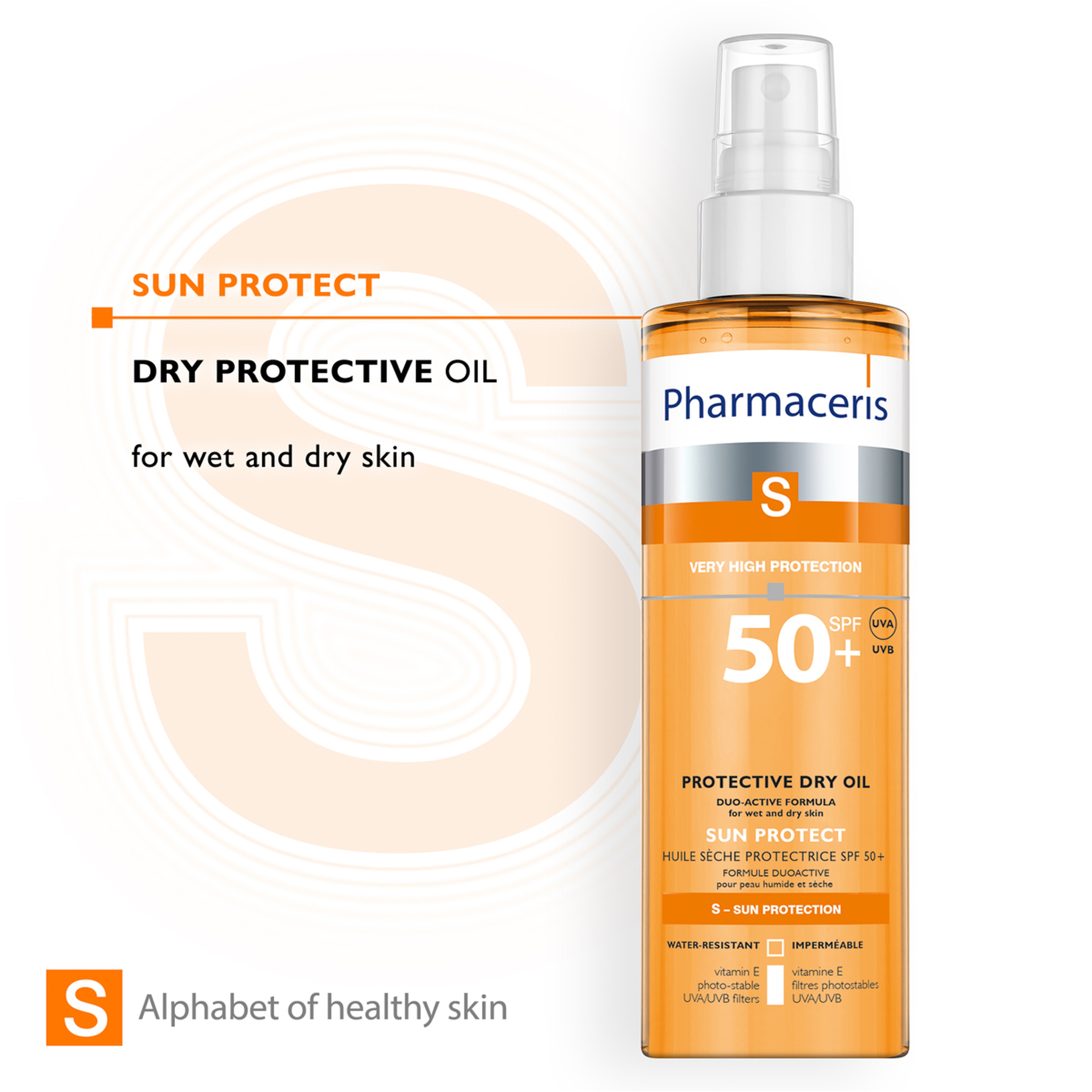 فارماسيرز زيت واقي من الشمس 50+ - 200 مل