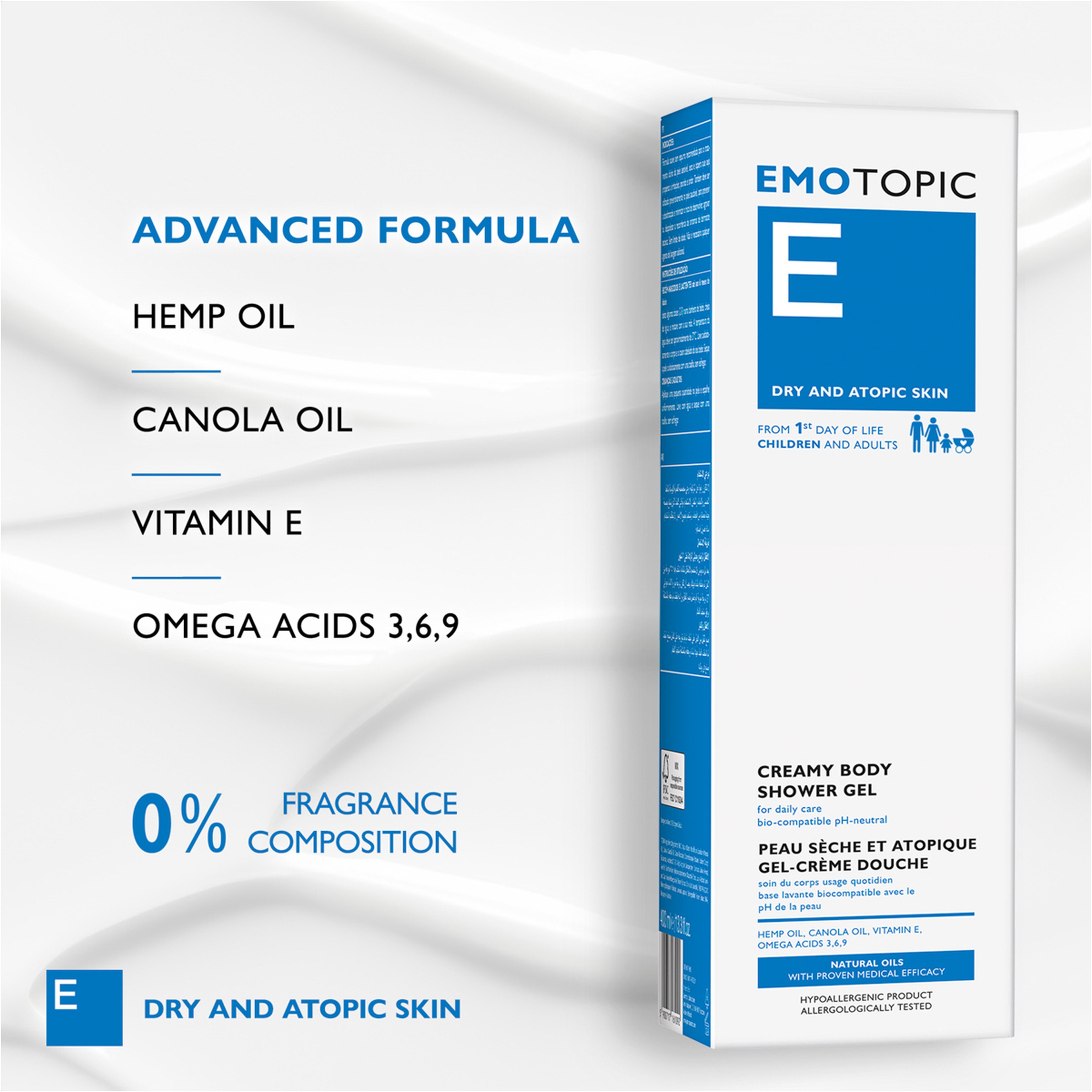 Pharmaceris - Emotopic Everyday Bath Creamy Shower Gel 400 Ml