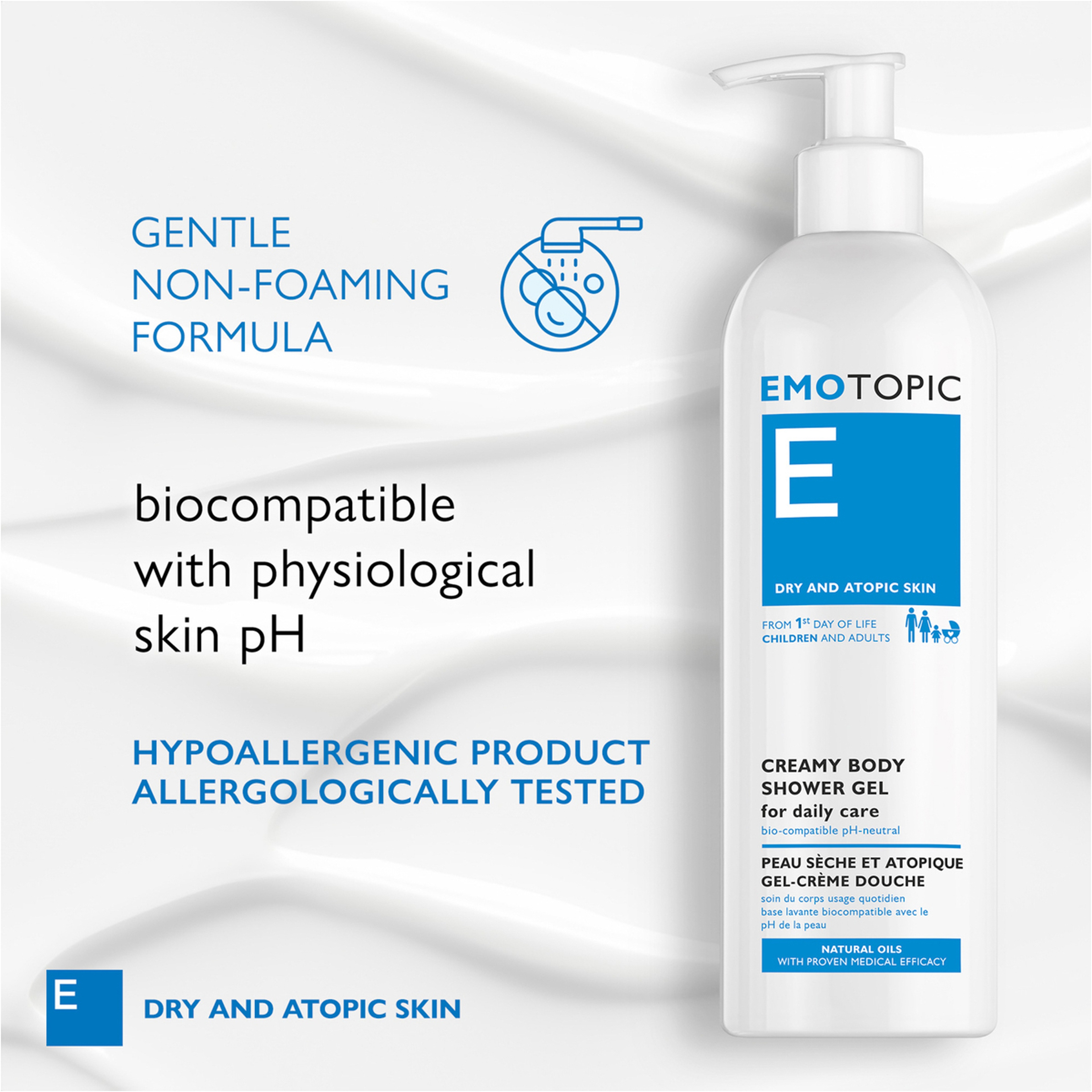 Pharmaceris - Emotopic Everyday Bath Creamy Shower Gel 400 Ml
