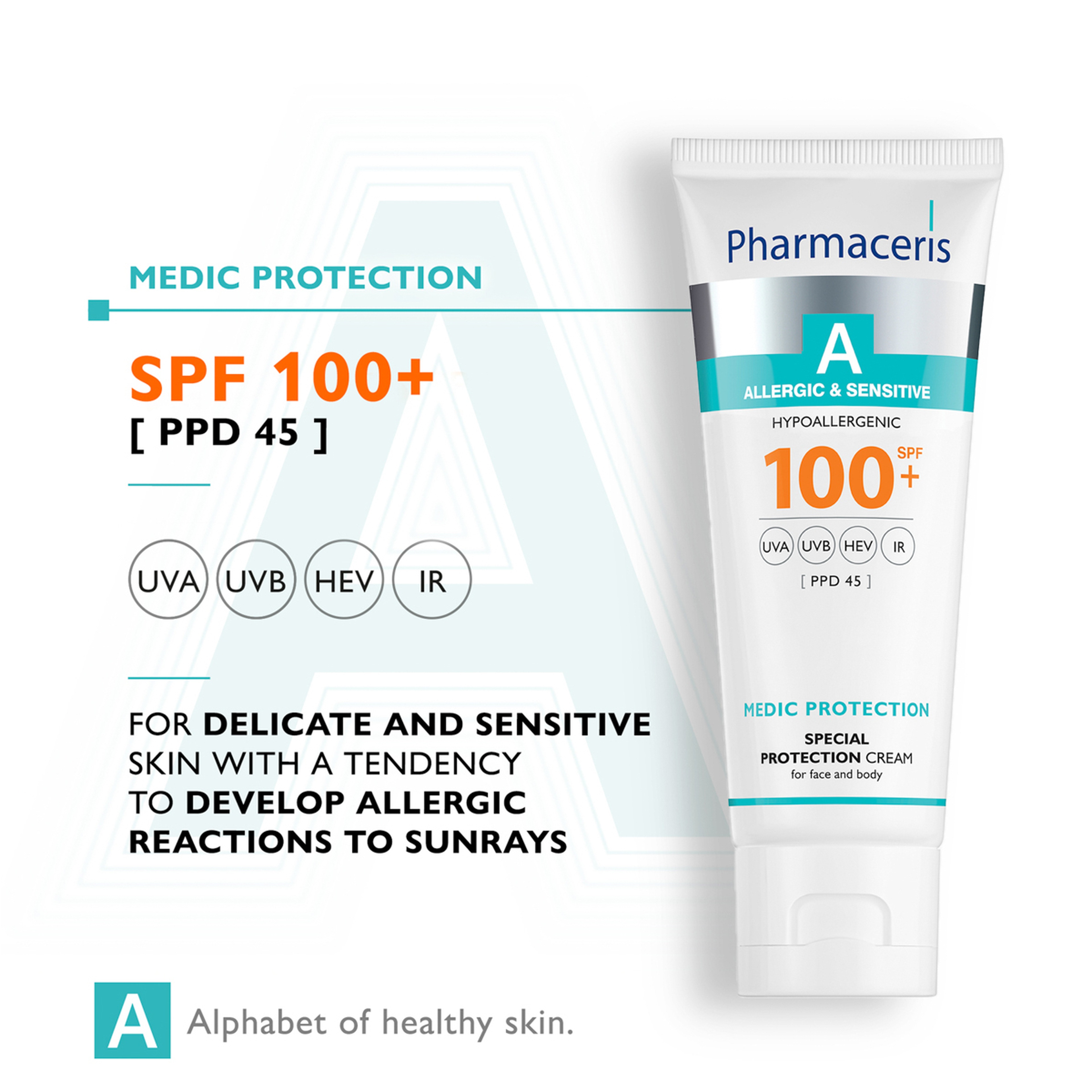 فارماسيريس أ ميديك كريم الحماية من أشعة الشمس SPF100+ (75 مل)