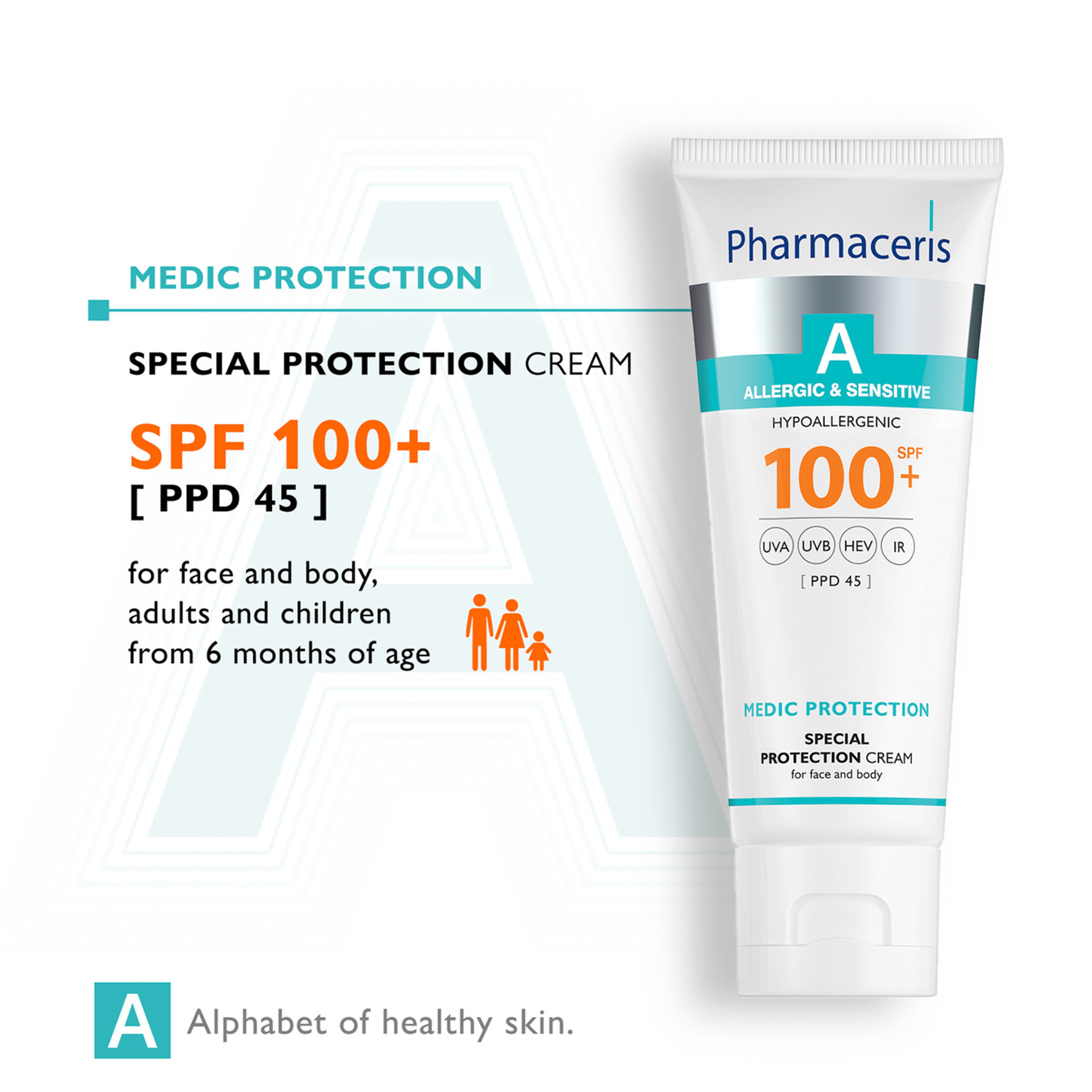 فارماسيريس أ ميديك كريم الحماية من أشعة الشمس SPF100+ (75 مل)