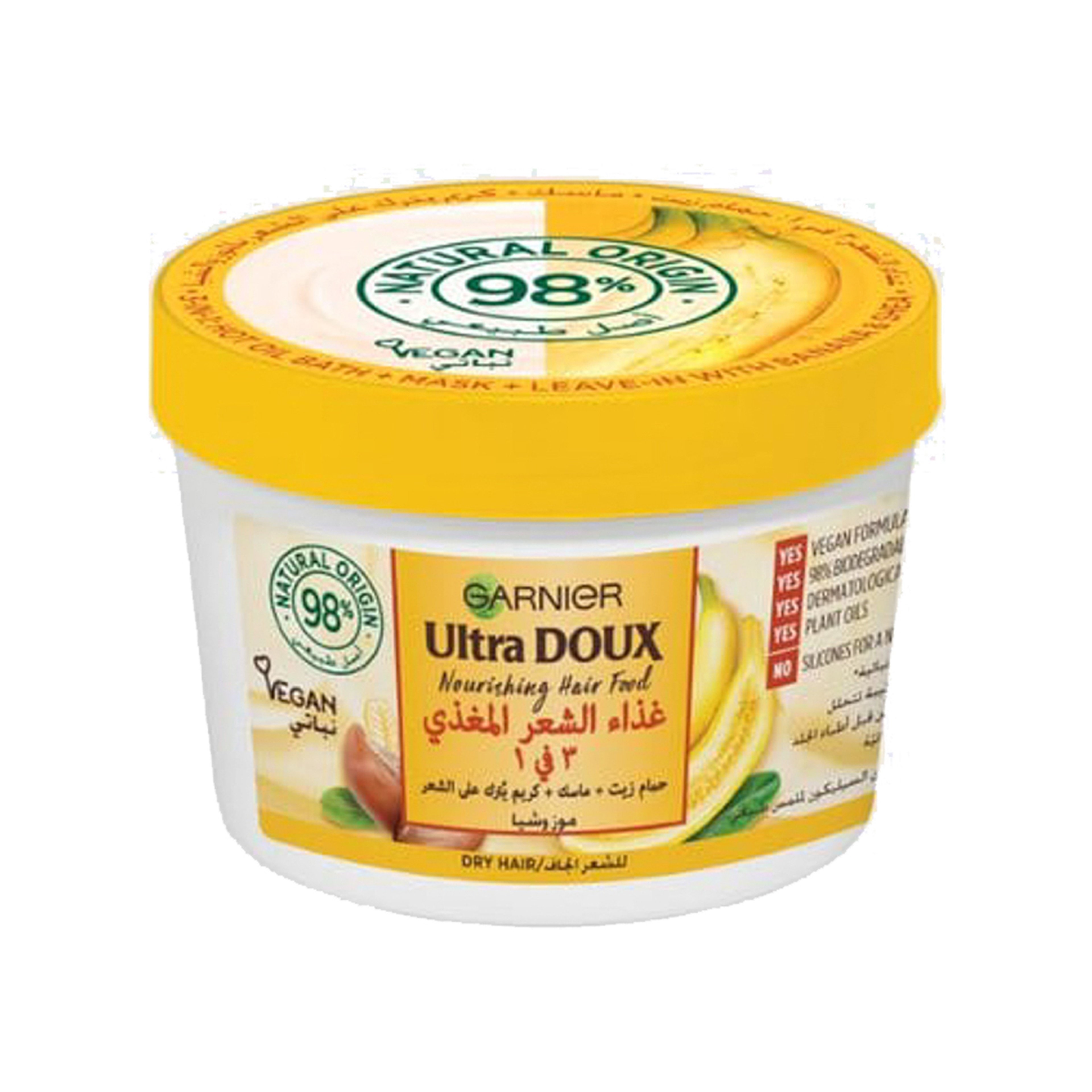 Ultra Doux Nourishing Banana 3-In-1 Hair Food For Dry Hair 390Ml