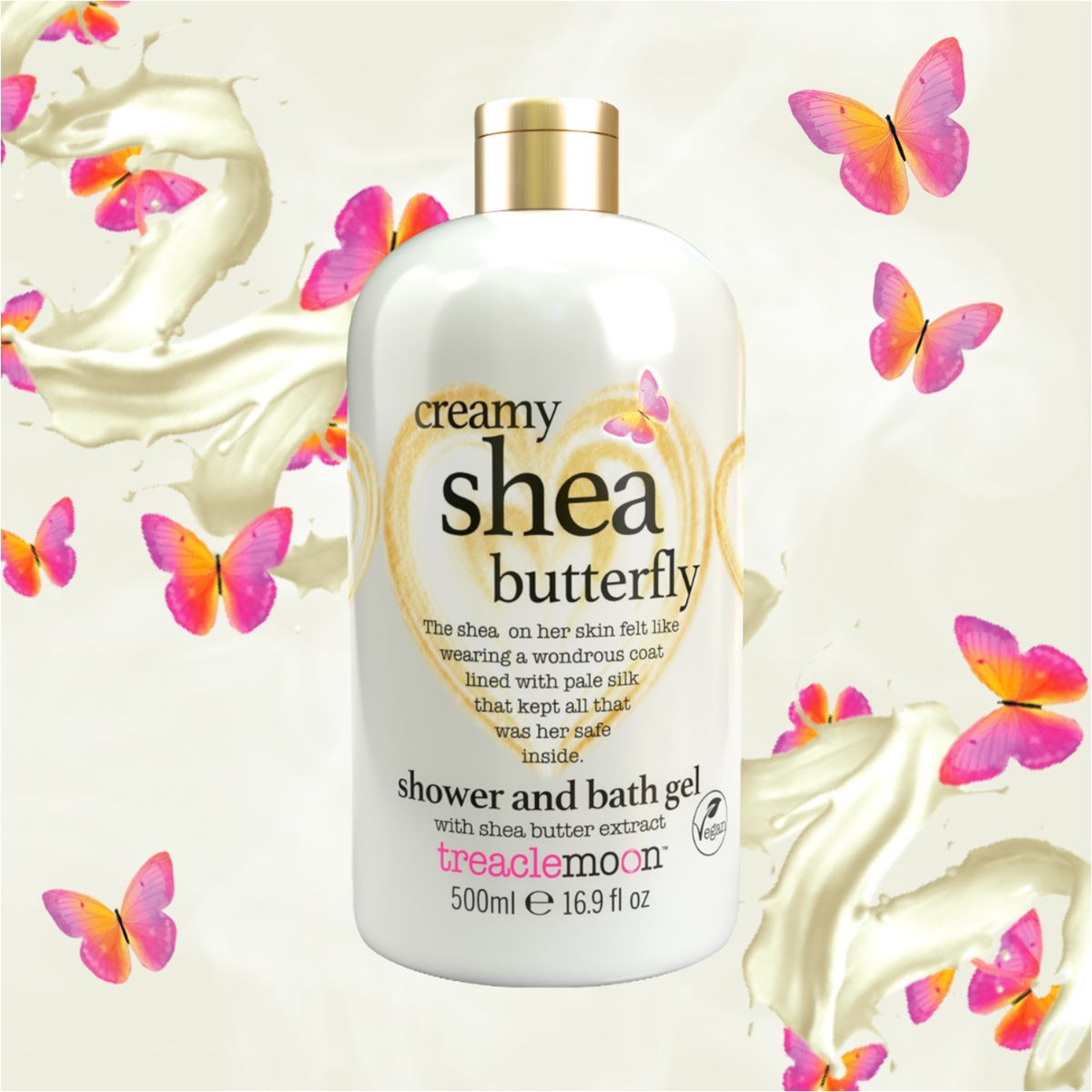 Treaclemoon Creamy Shea Butterfly Shower & Bath Gel 500Ml