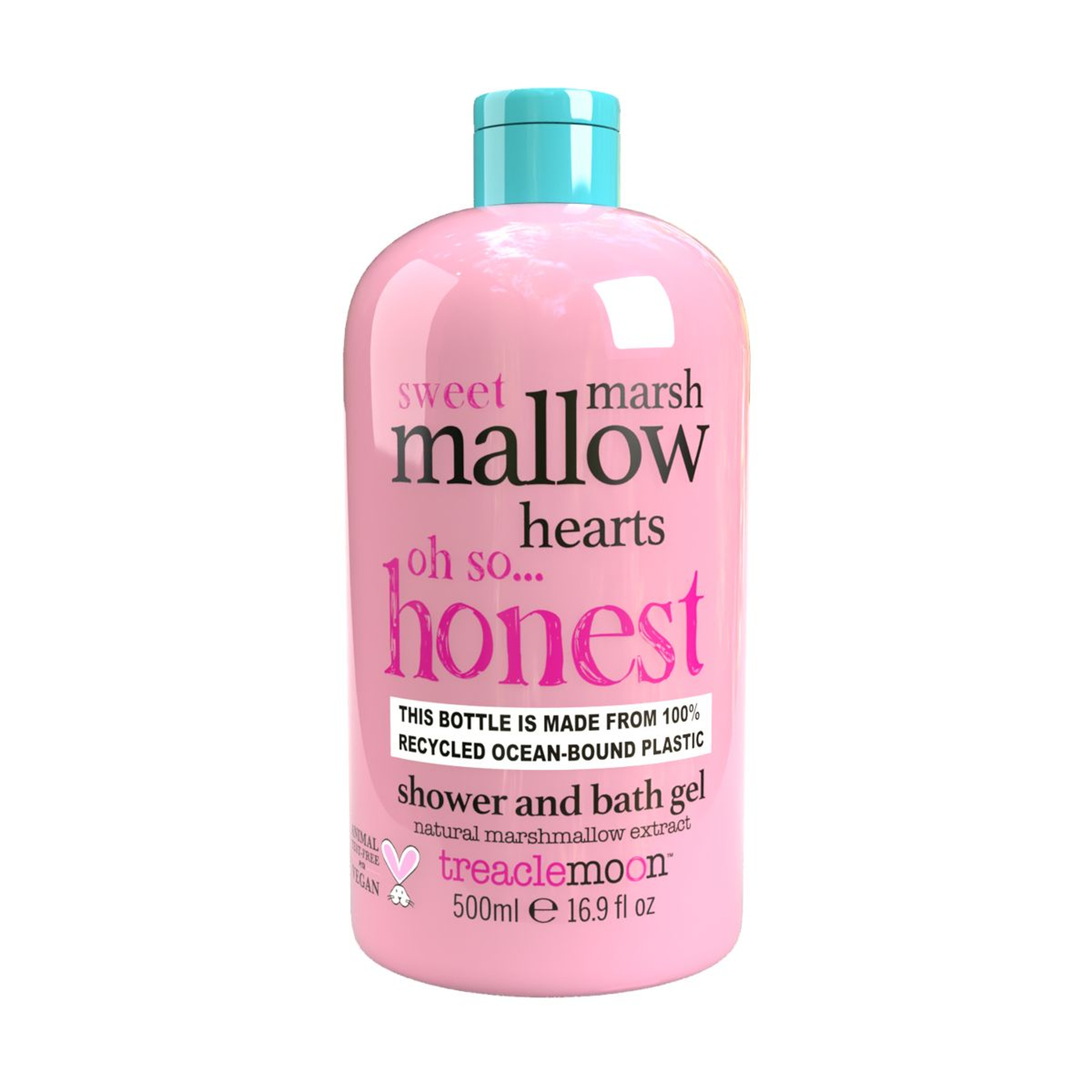 Treaclemoon Marshmallow Hearts Shower & Bath Gel 500Ml