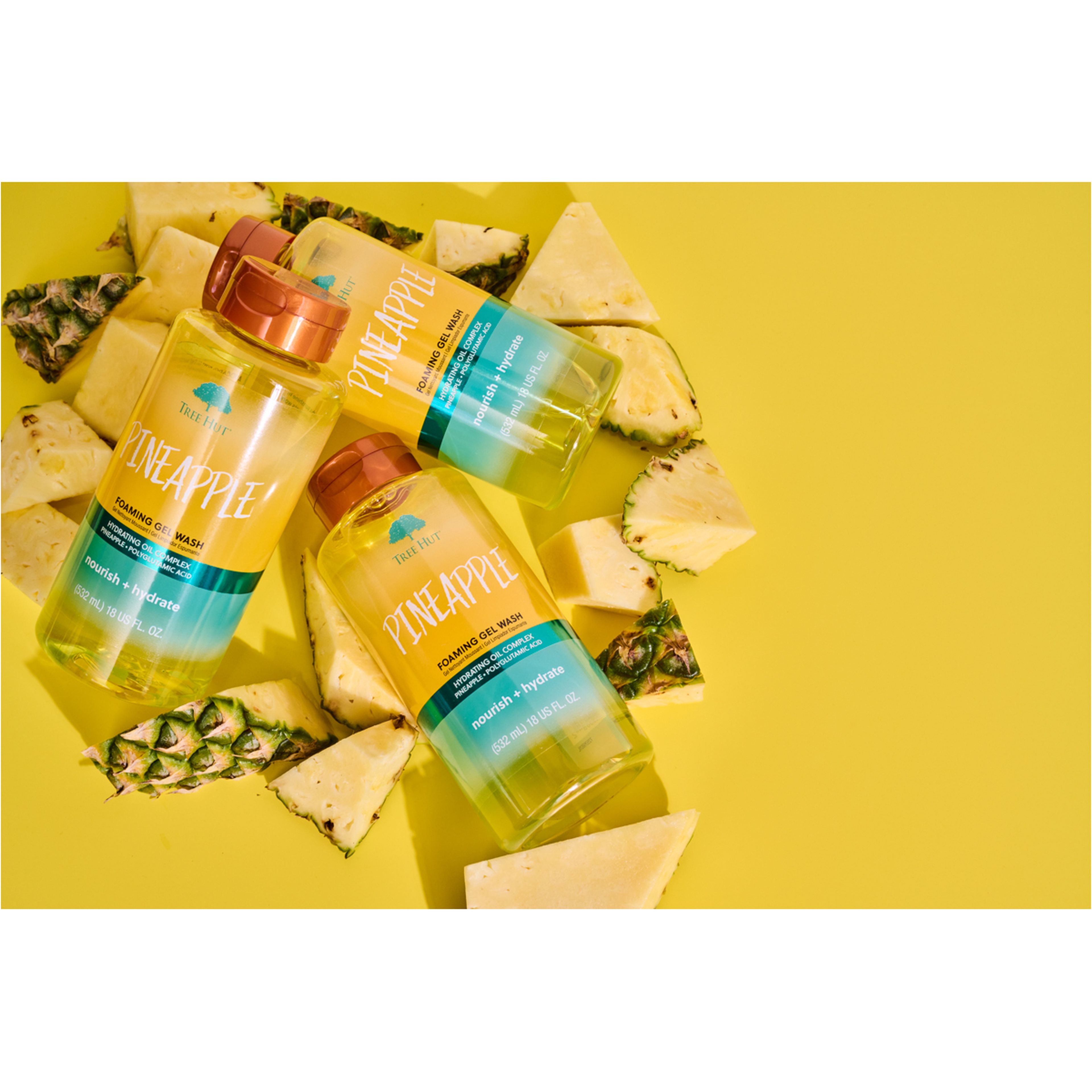 غسول جل رغوي بالأناناس