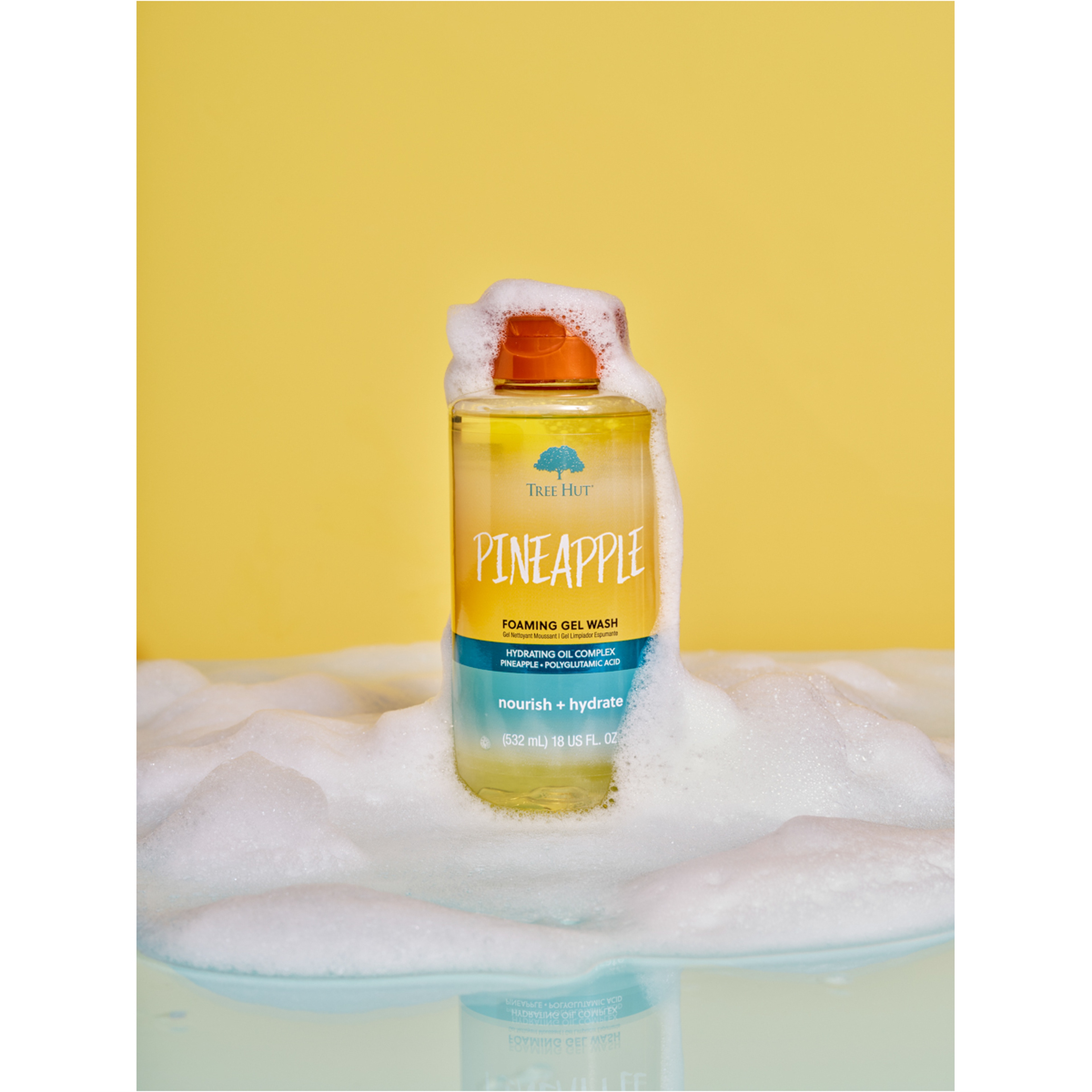 غسول جل رغوي بالأناناس