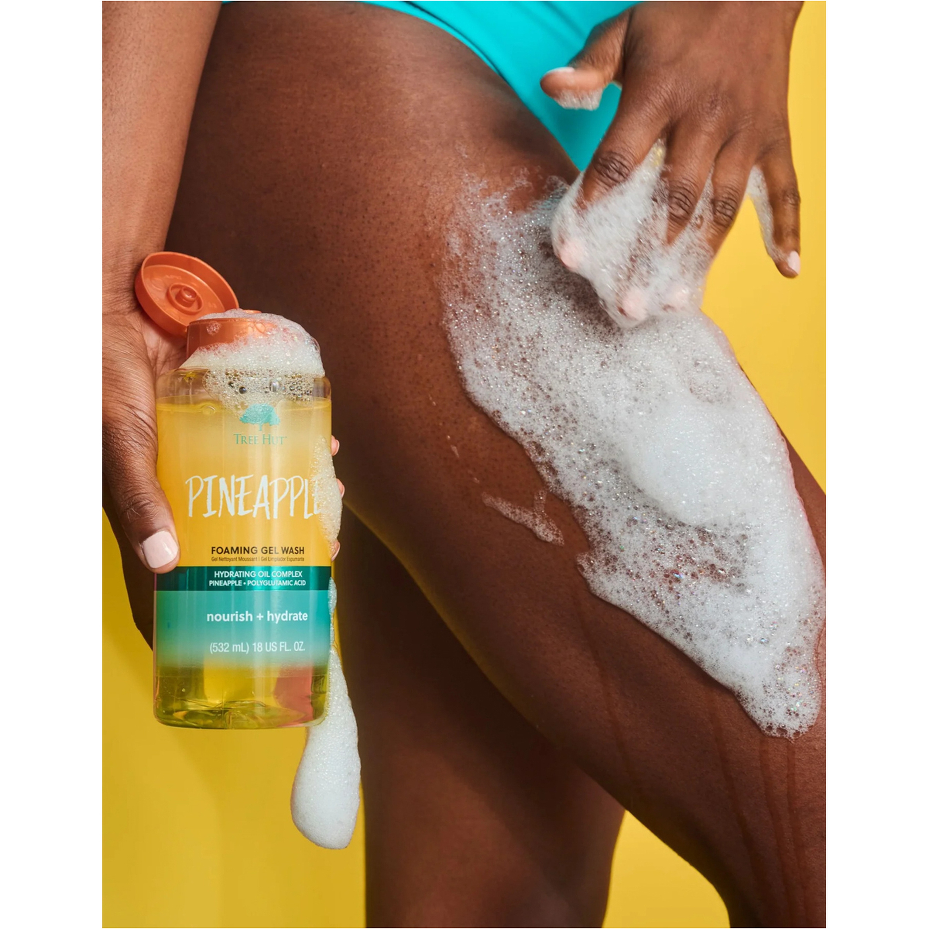 غسول جل رغوي بالأناناس