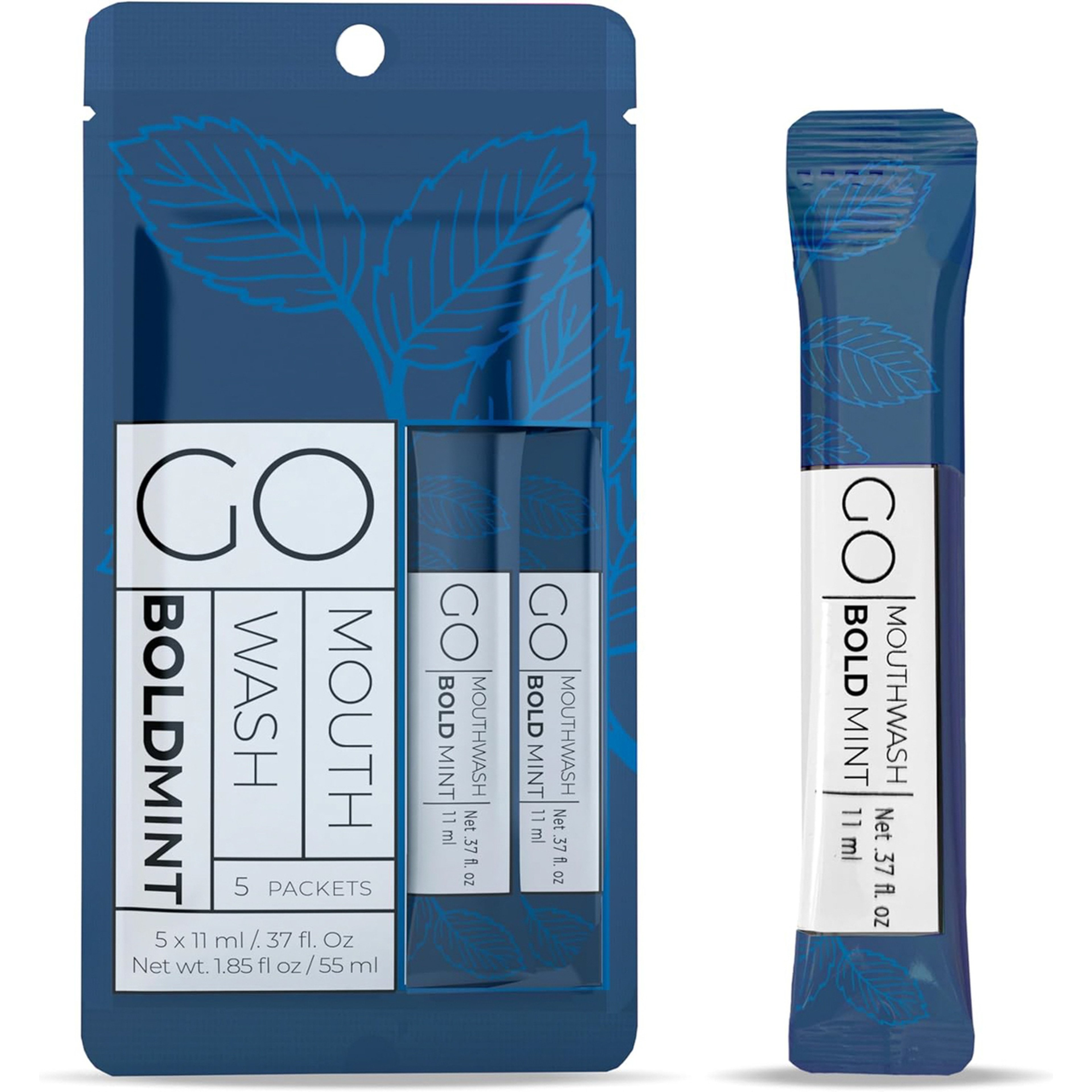 Go Mouthwash Bold Mint 20 Packets