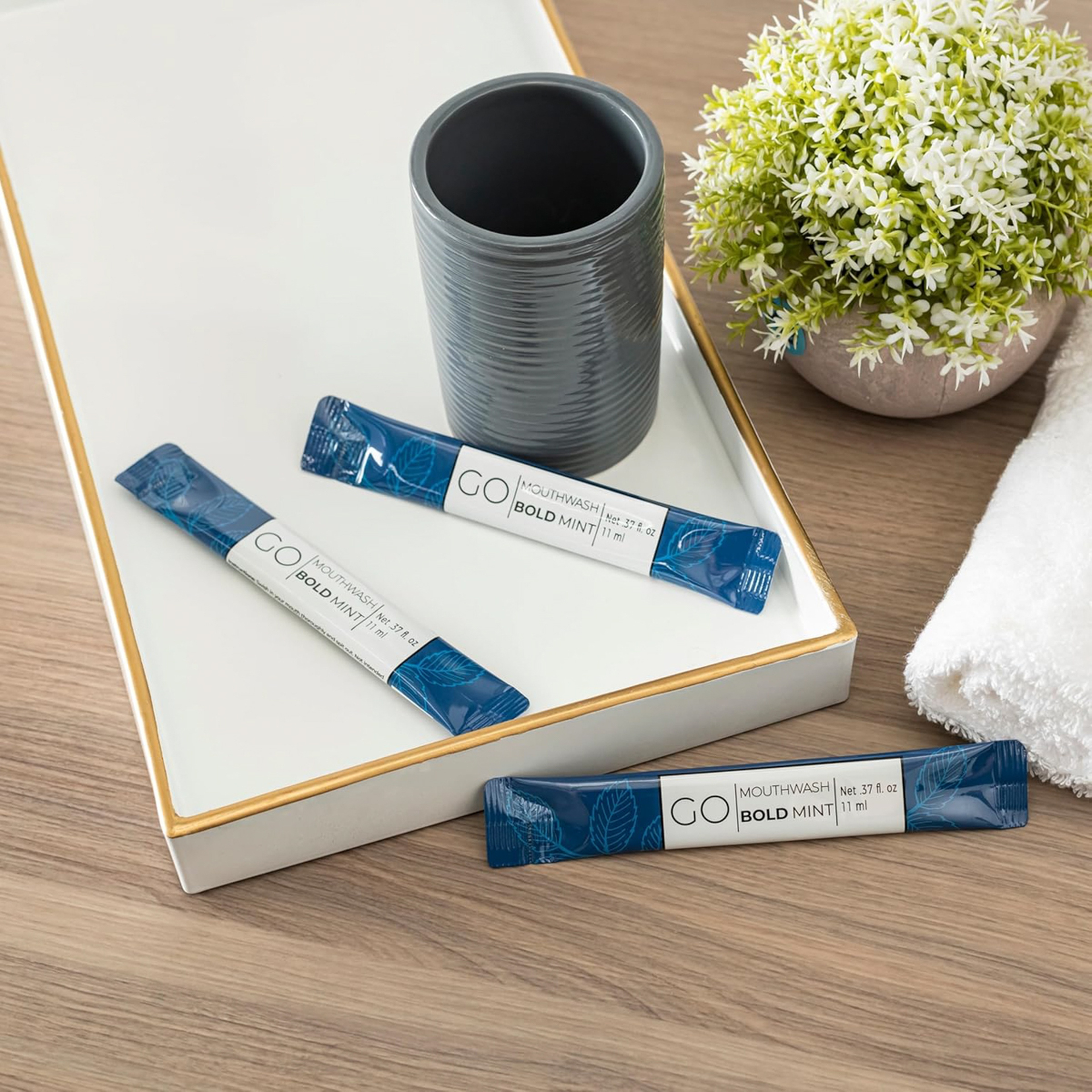 Go Mouthwash Bold Mint 5 Packets