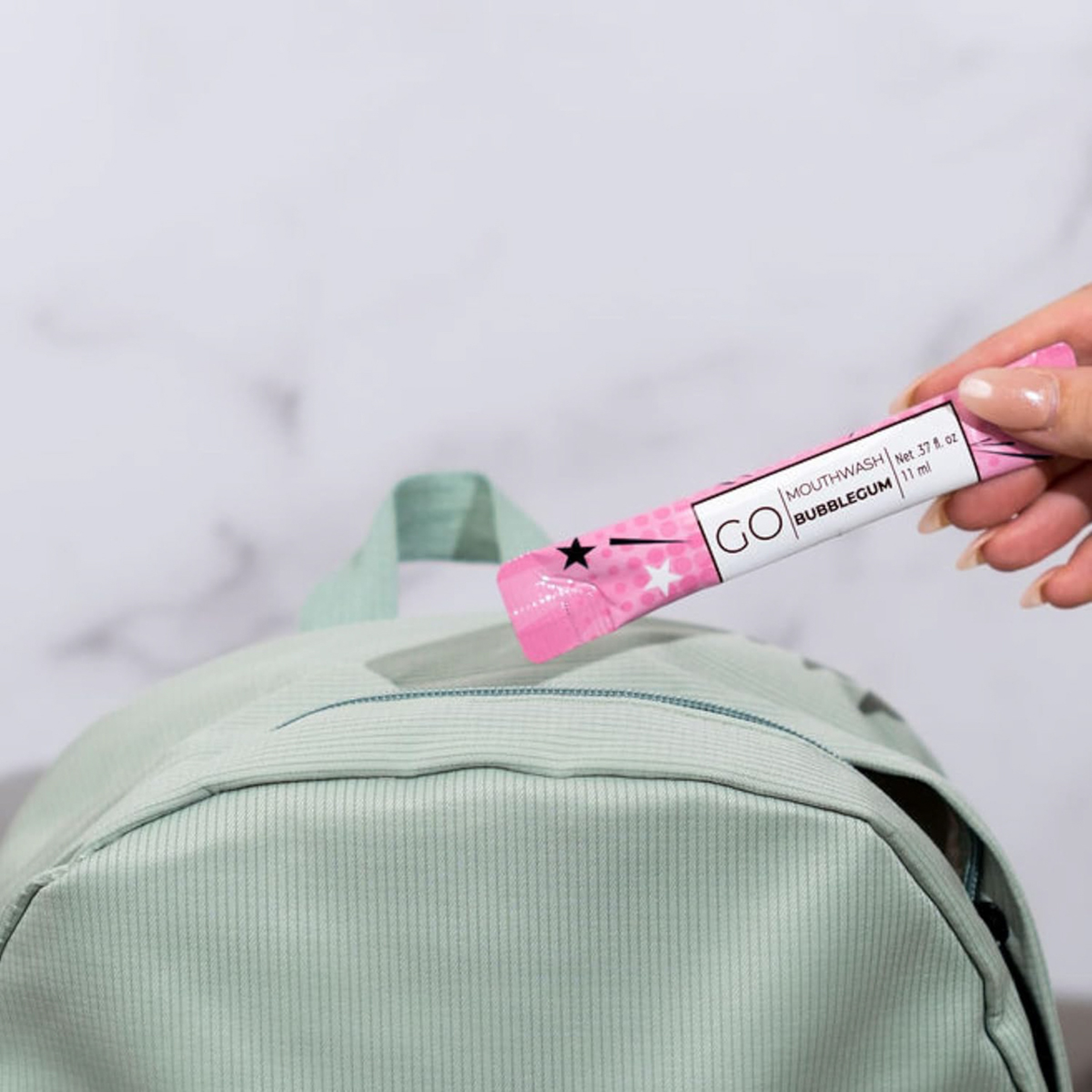 Go Mouthwash Bubble Gum Mint 5 Packets