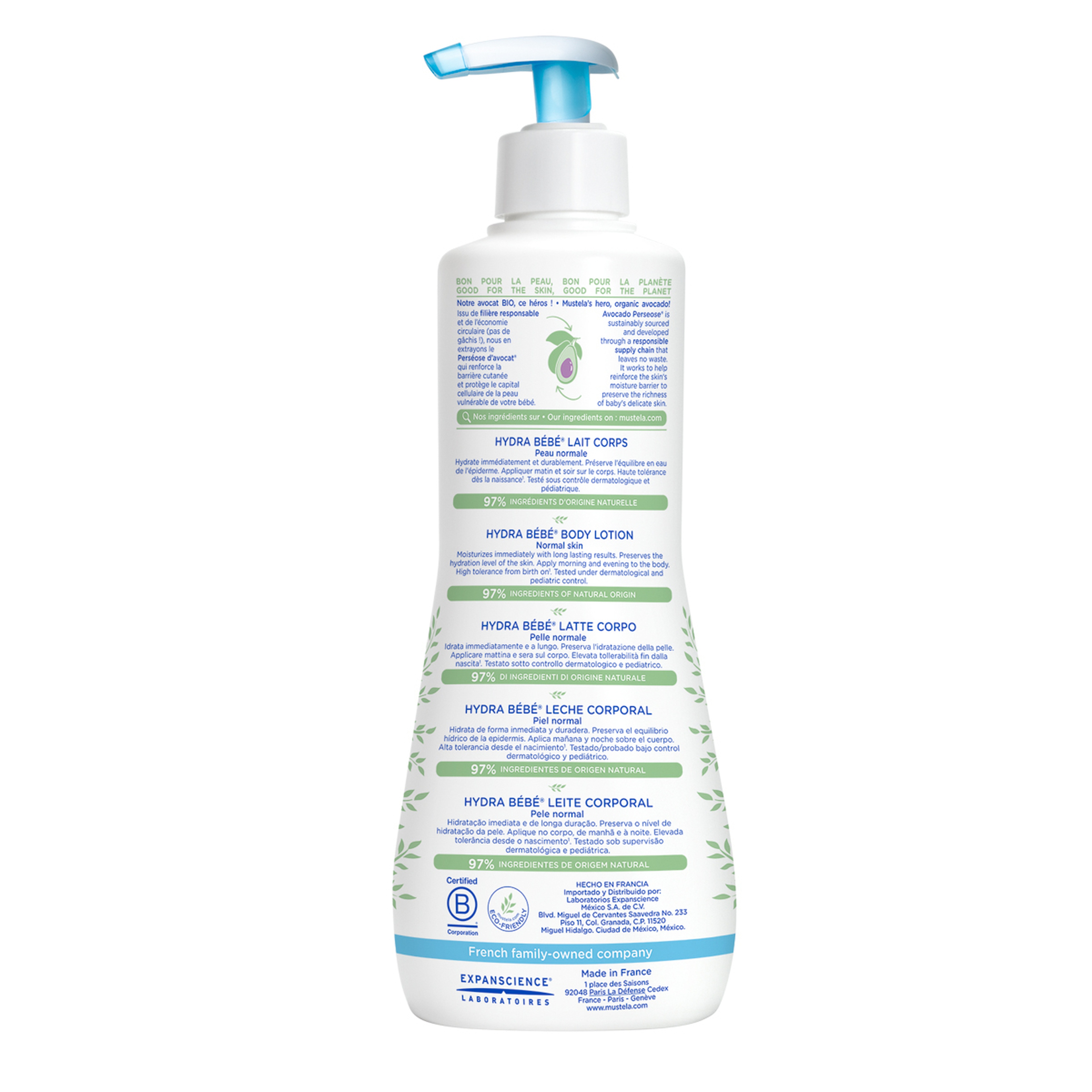 Mustela Hydra bebe body lotion 500ML