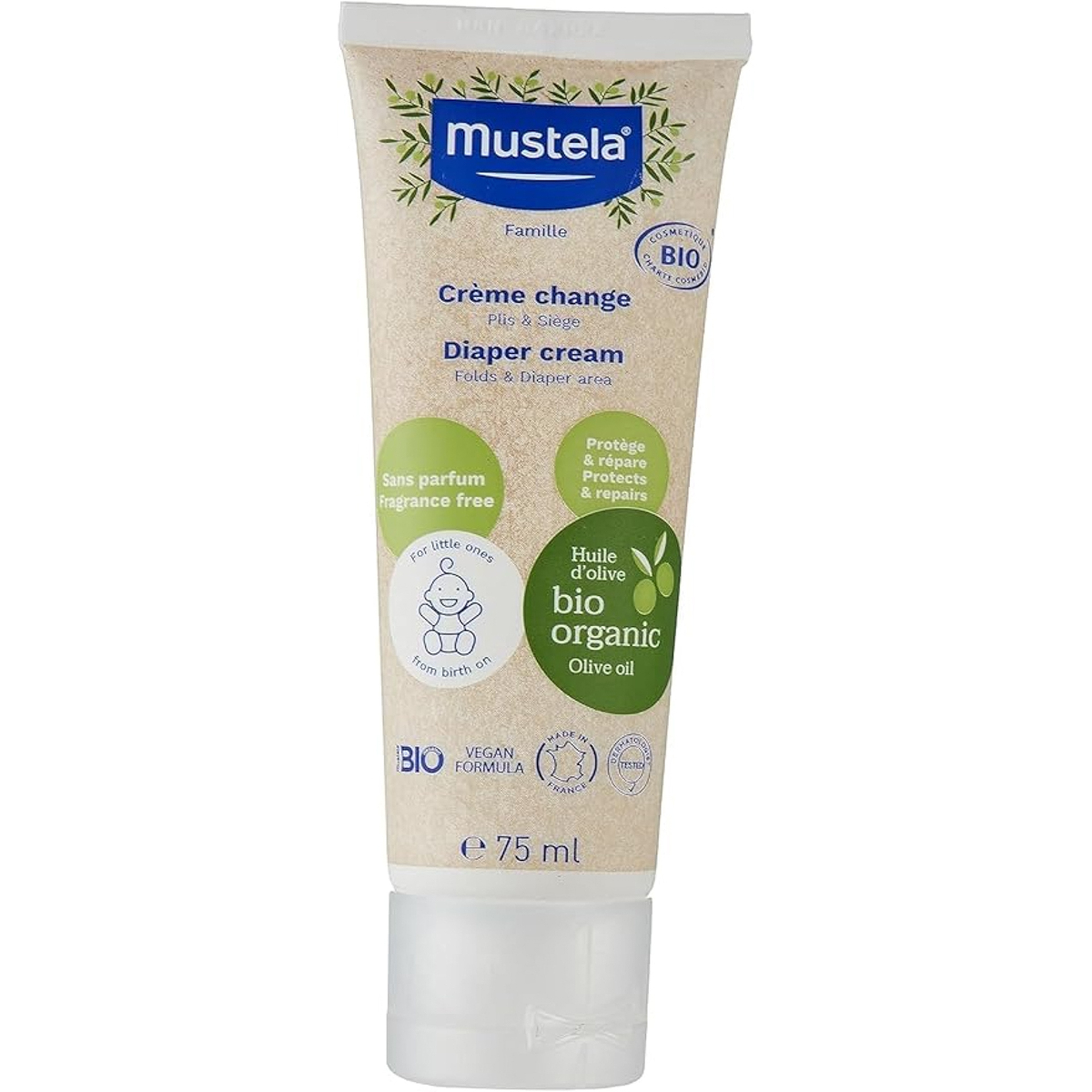 Mustela Organic Diaper cream 75ML