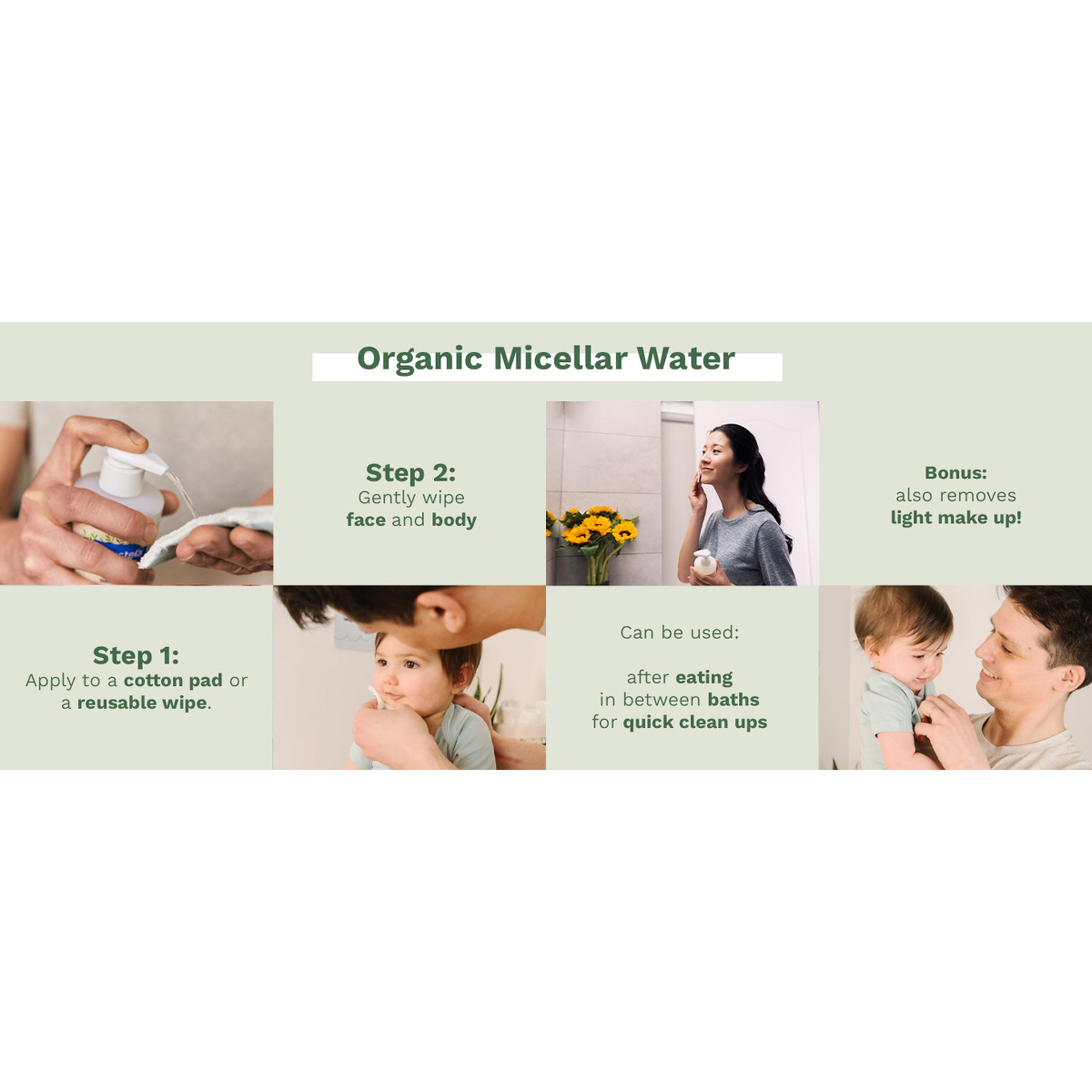 Mustela Organic Micellar water 400ML