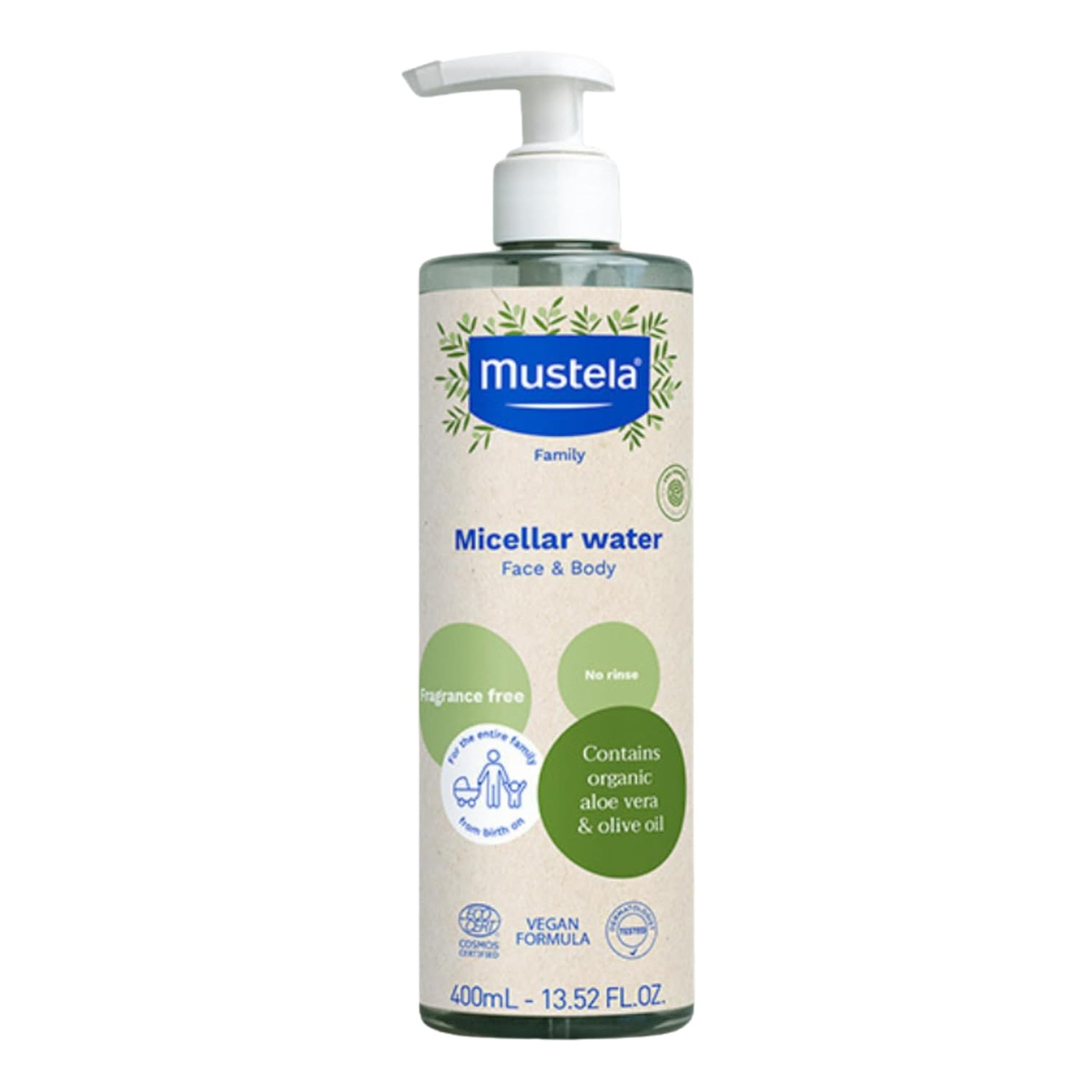 Mustela Organic Micellar water 400ML