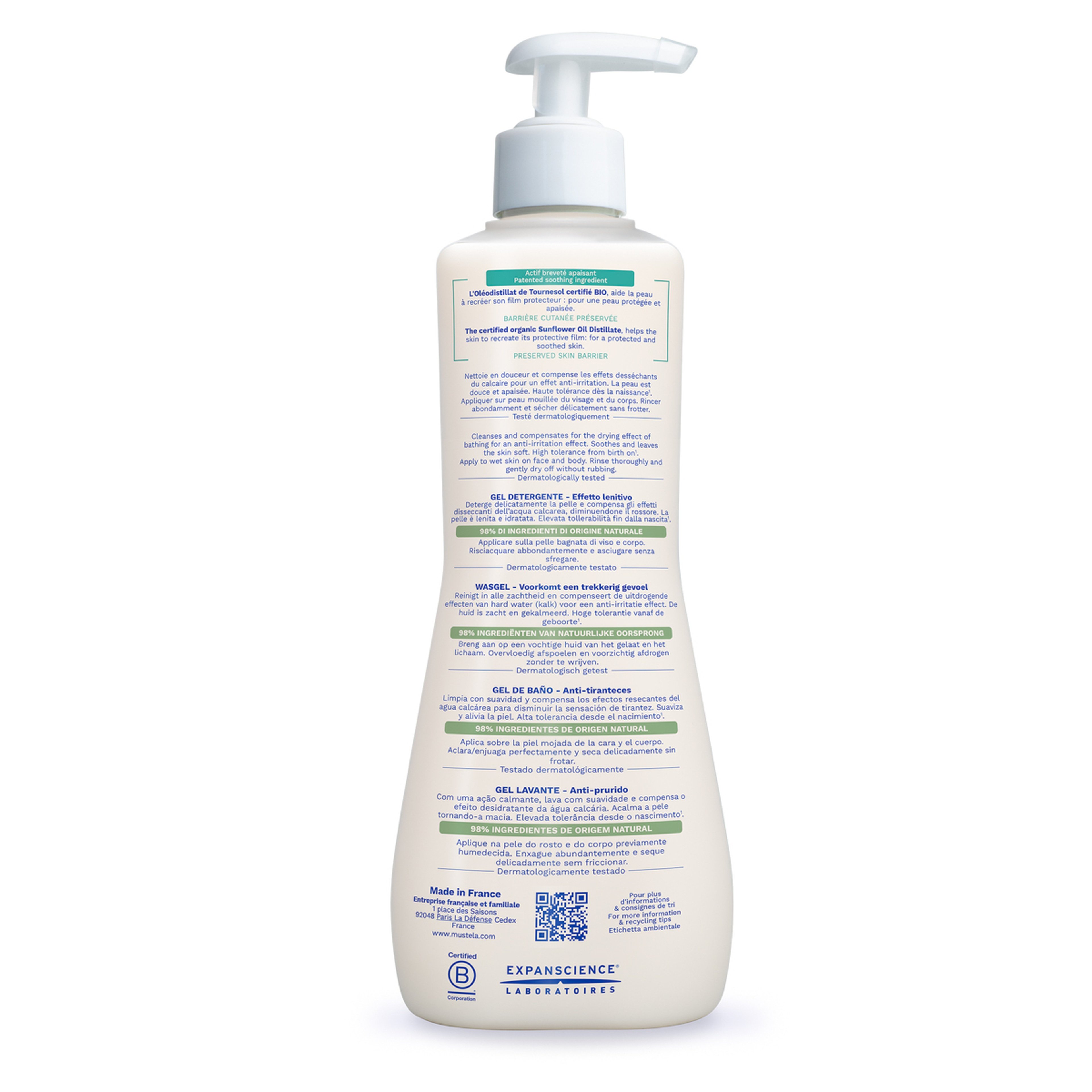 Mustela Stelatopia Cleansing Gel 500ML