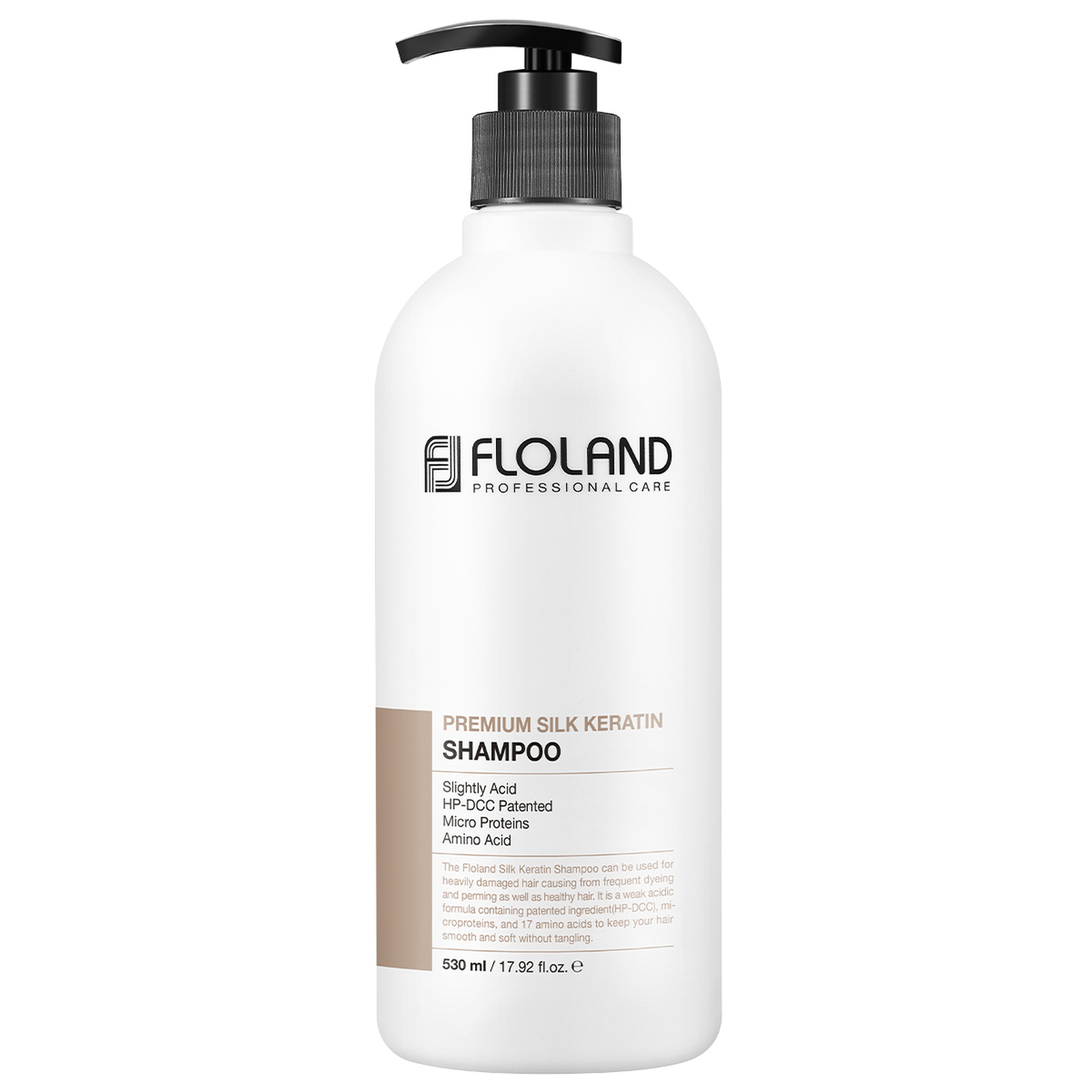 Floland Premium Silk Keratin Shampo530ml