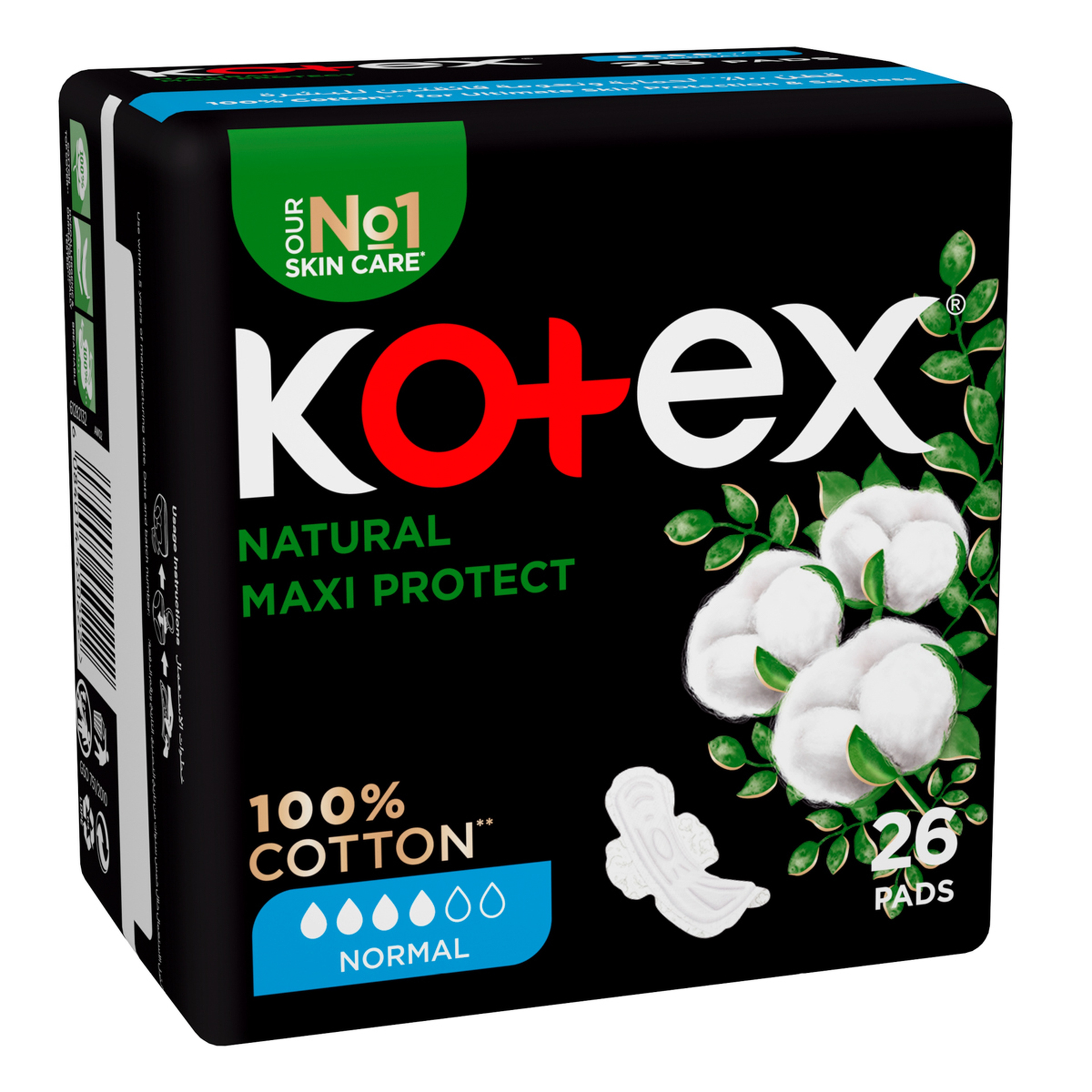 Kotex Natural Maxi Protect Normal P26X6