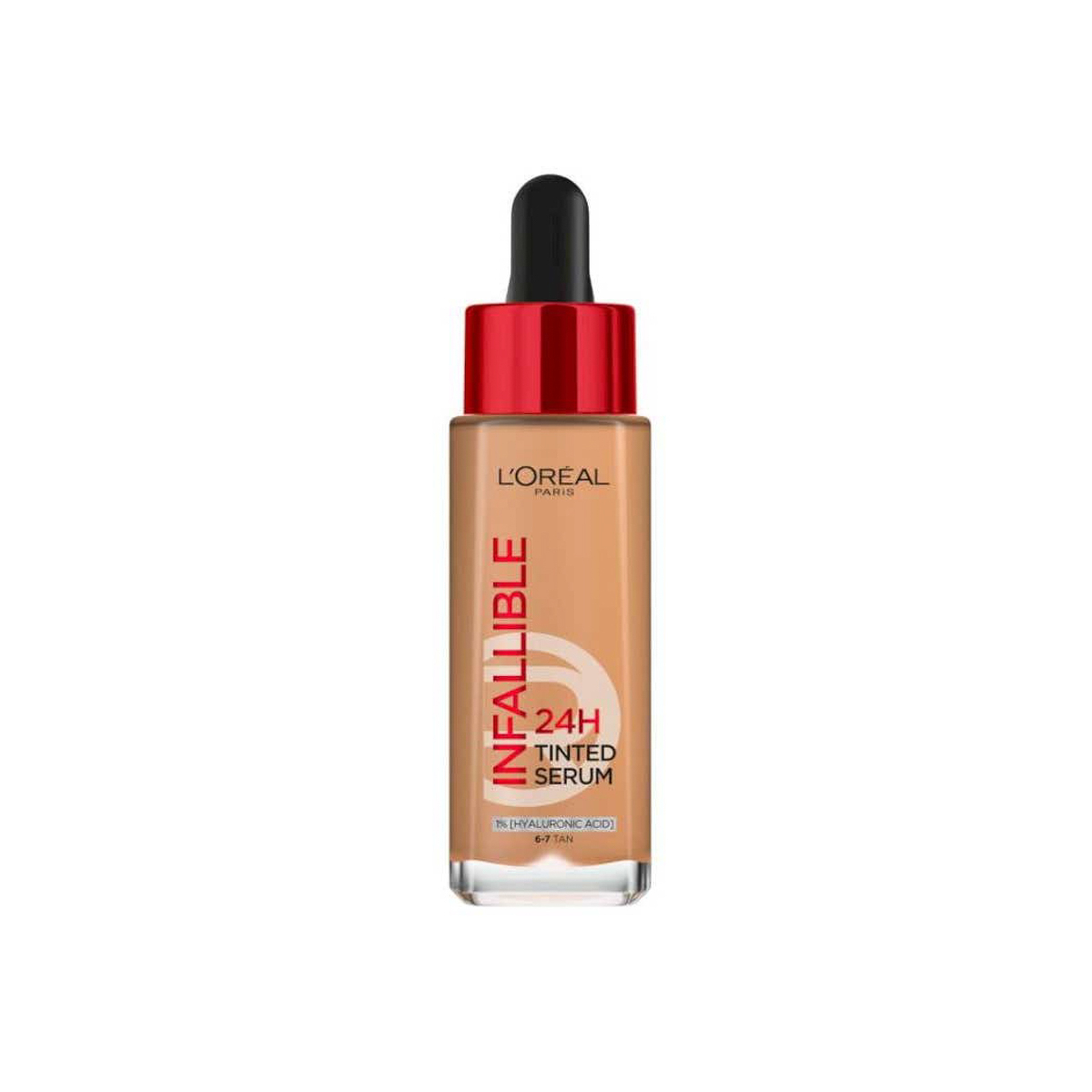 L'Oreal Paris 24H Infallible Tinted Serum - Tan 6-7