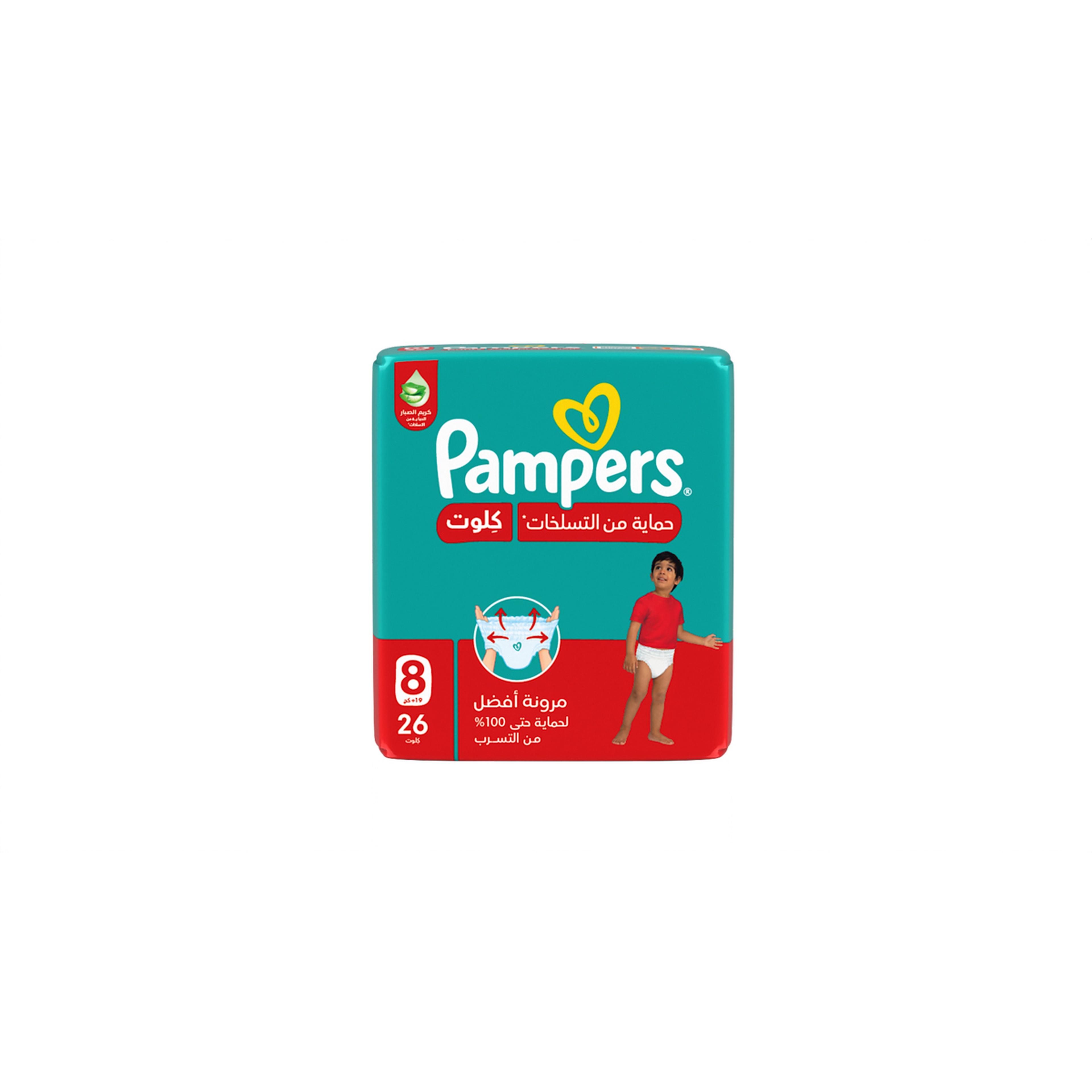 Pampers Rash Protection Pants, Size 8 (+19Kg), 26 Pants