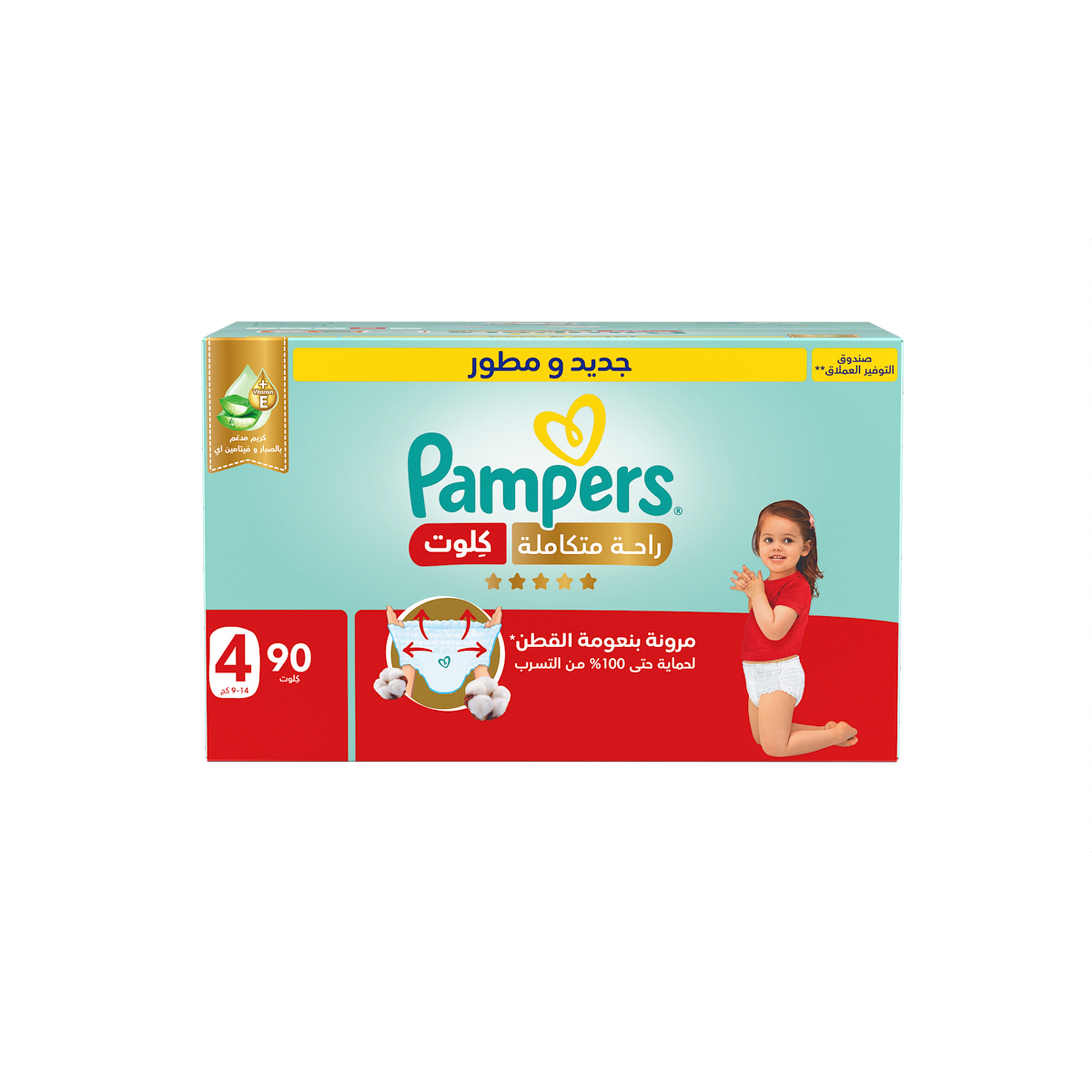 Pampers No-4 Large P.Care Pants 90 piece