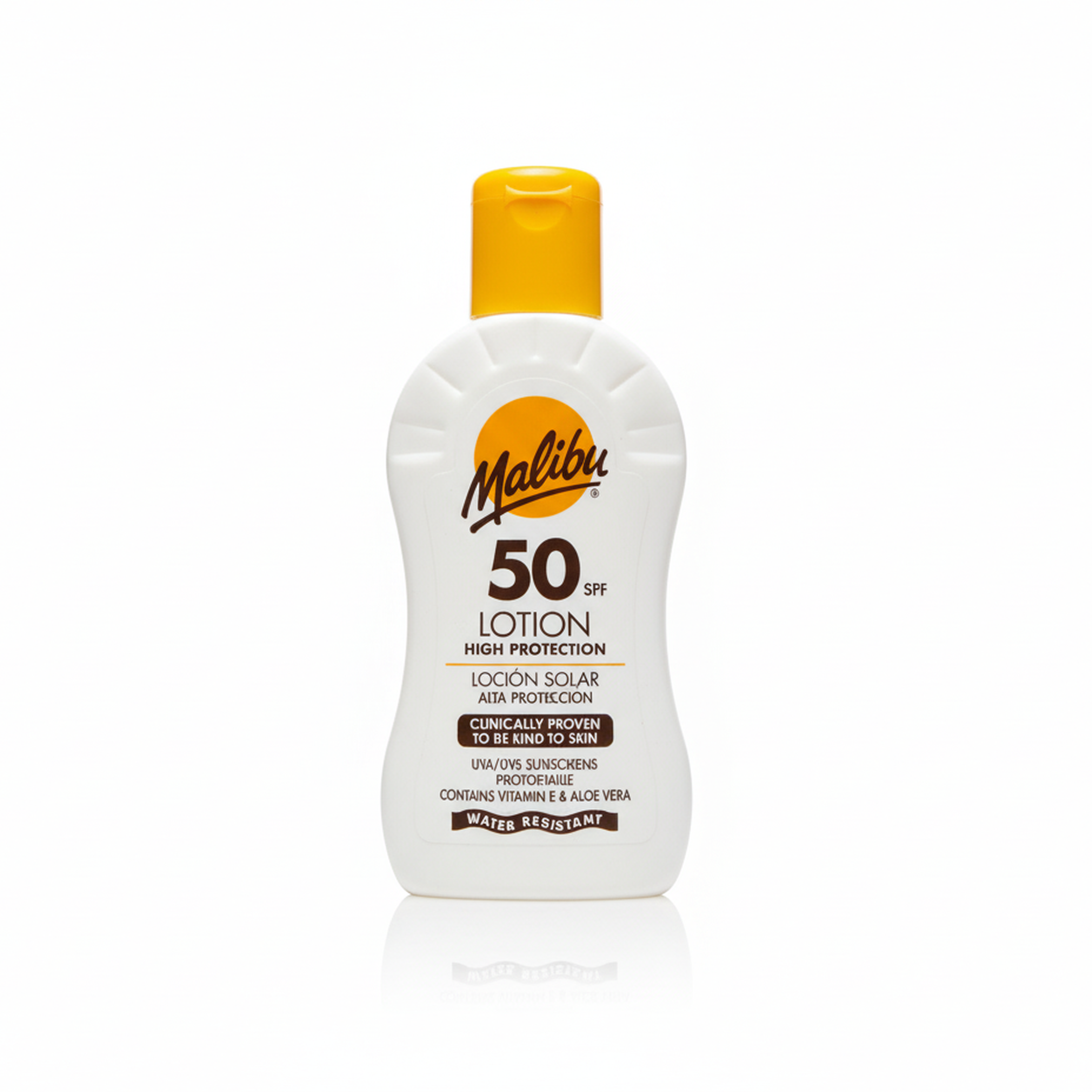 Malibu High Protection Water Resistant Vitamin Enriched SPF 50 Sun-Screen Lotion 100ml