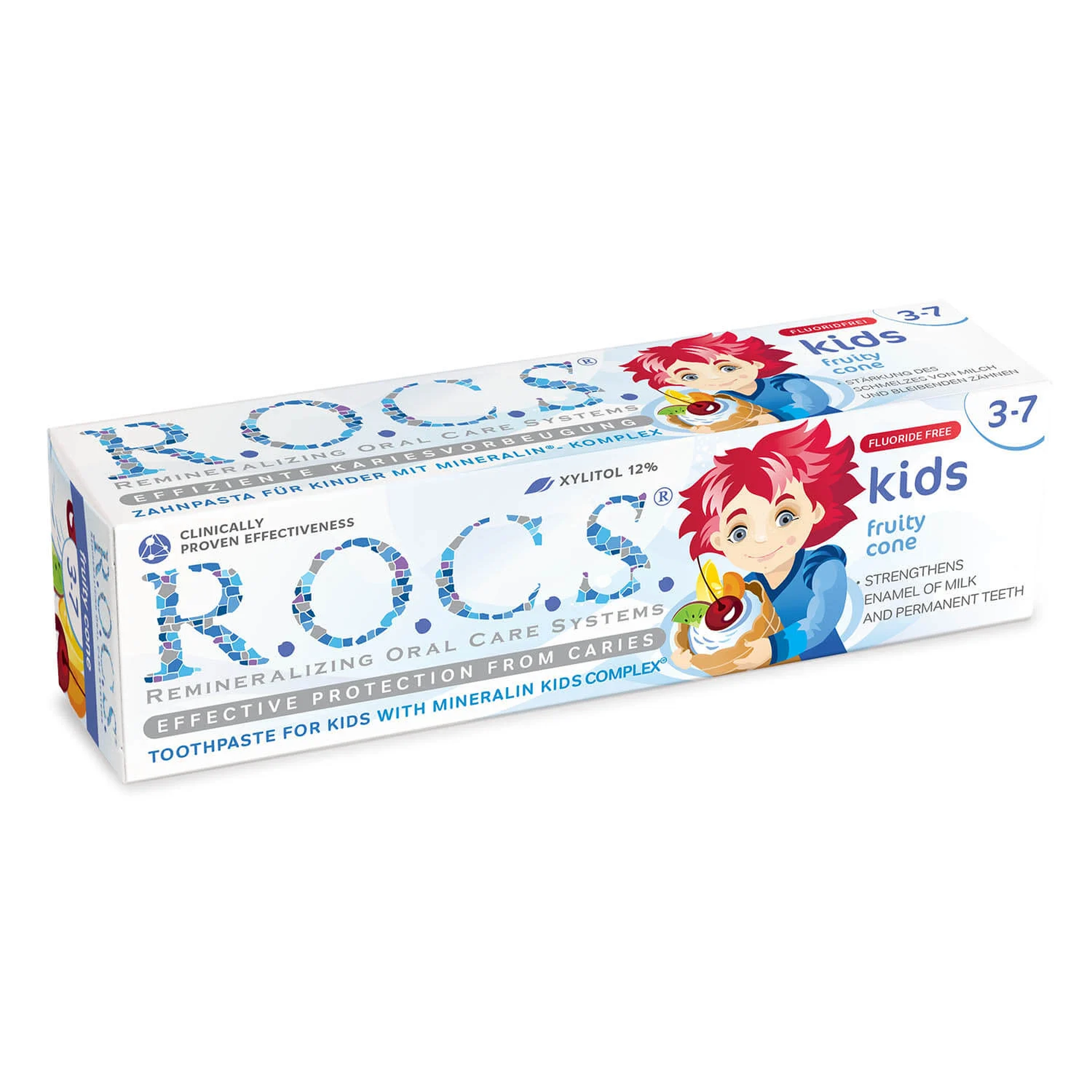 Rocs Kids Fruity Cone Toothpaste 35Ml