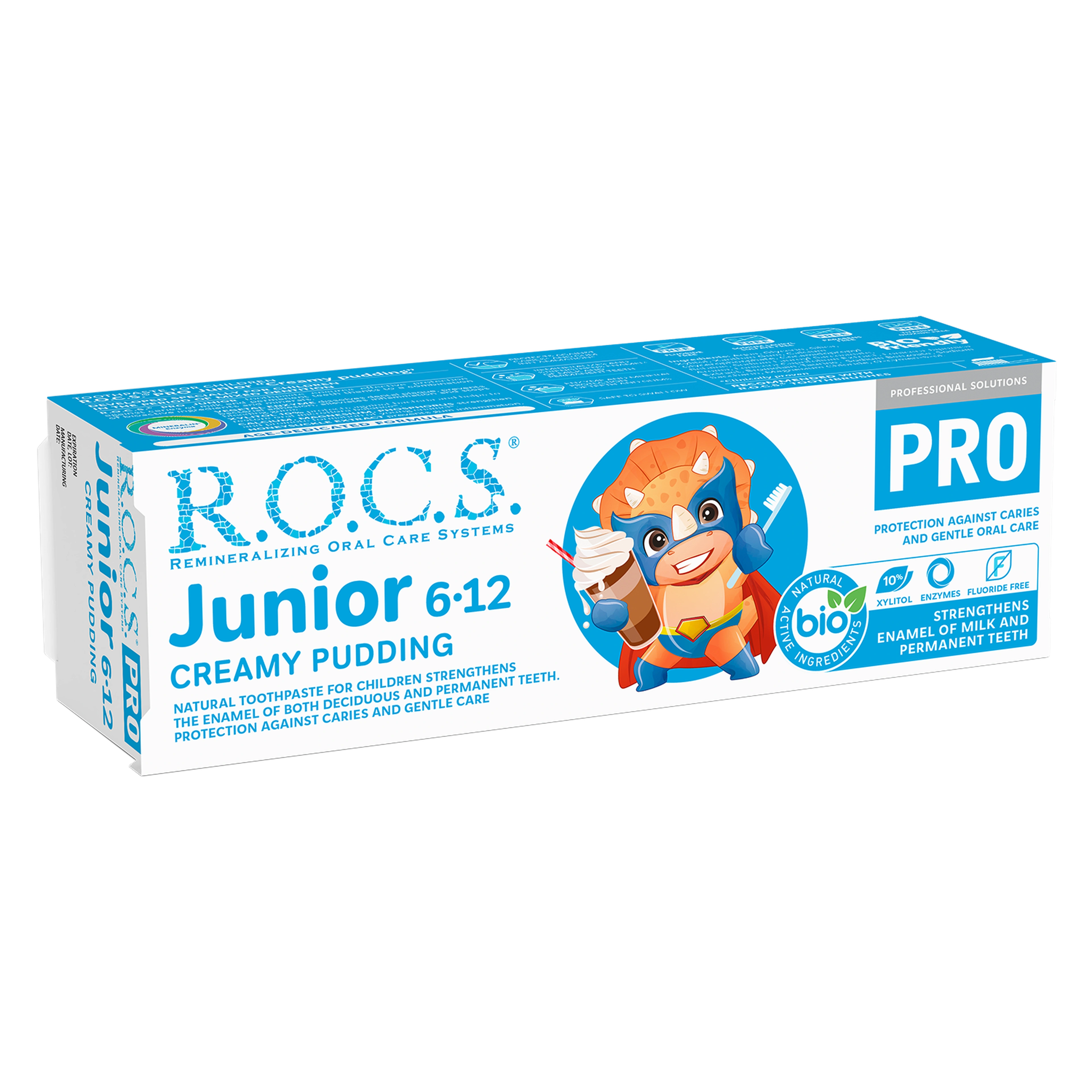 Rocs Pro Junior Creamy Puding 74G toothpaste