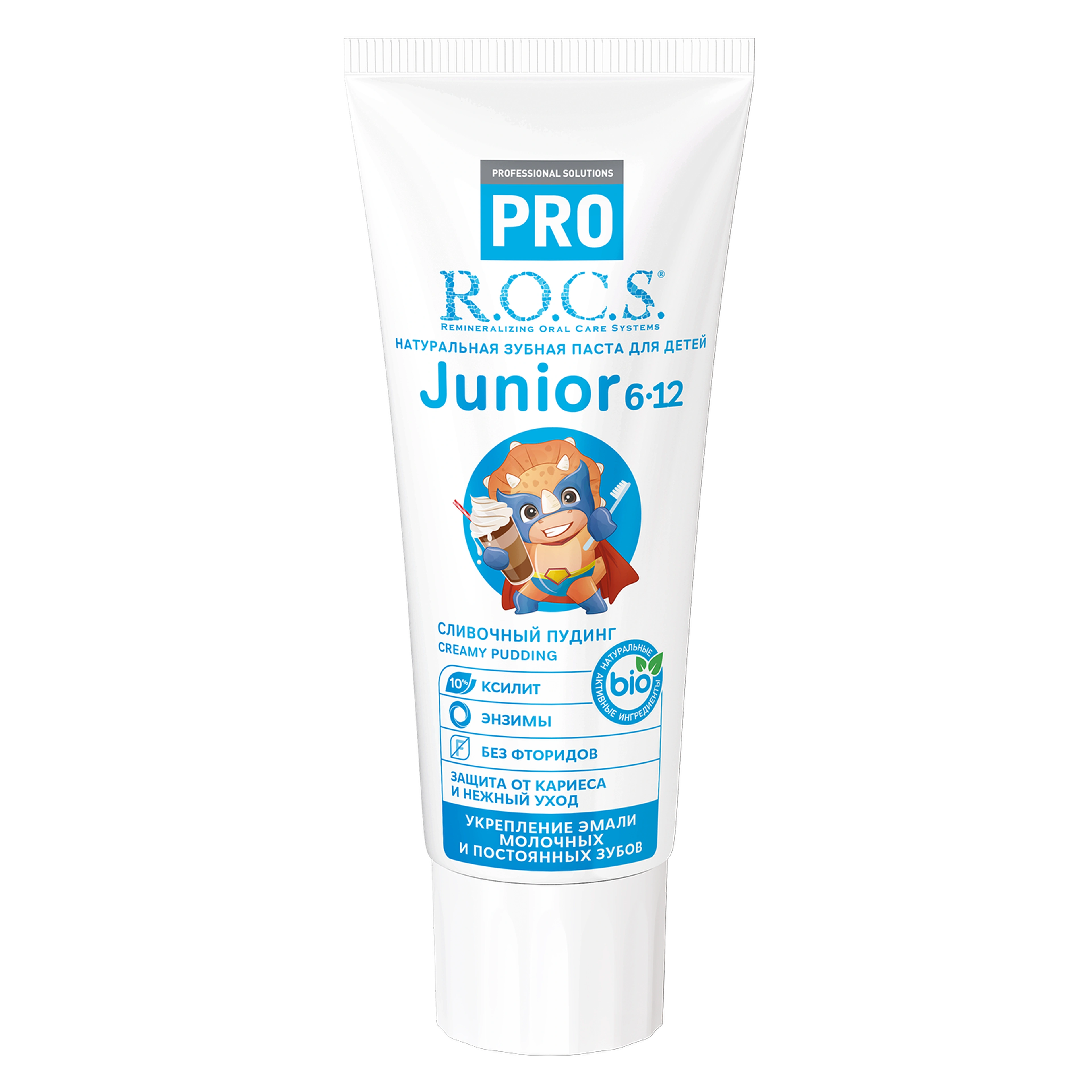 Rocs Pro Junior Creamy Puding 74G toothpaste