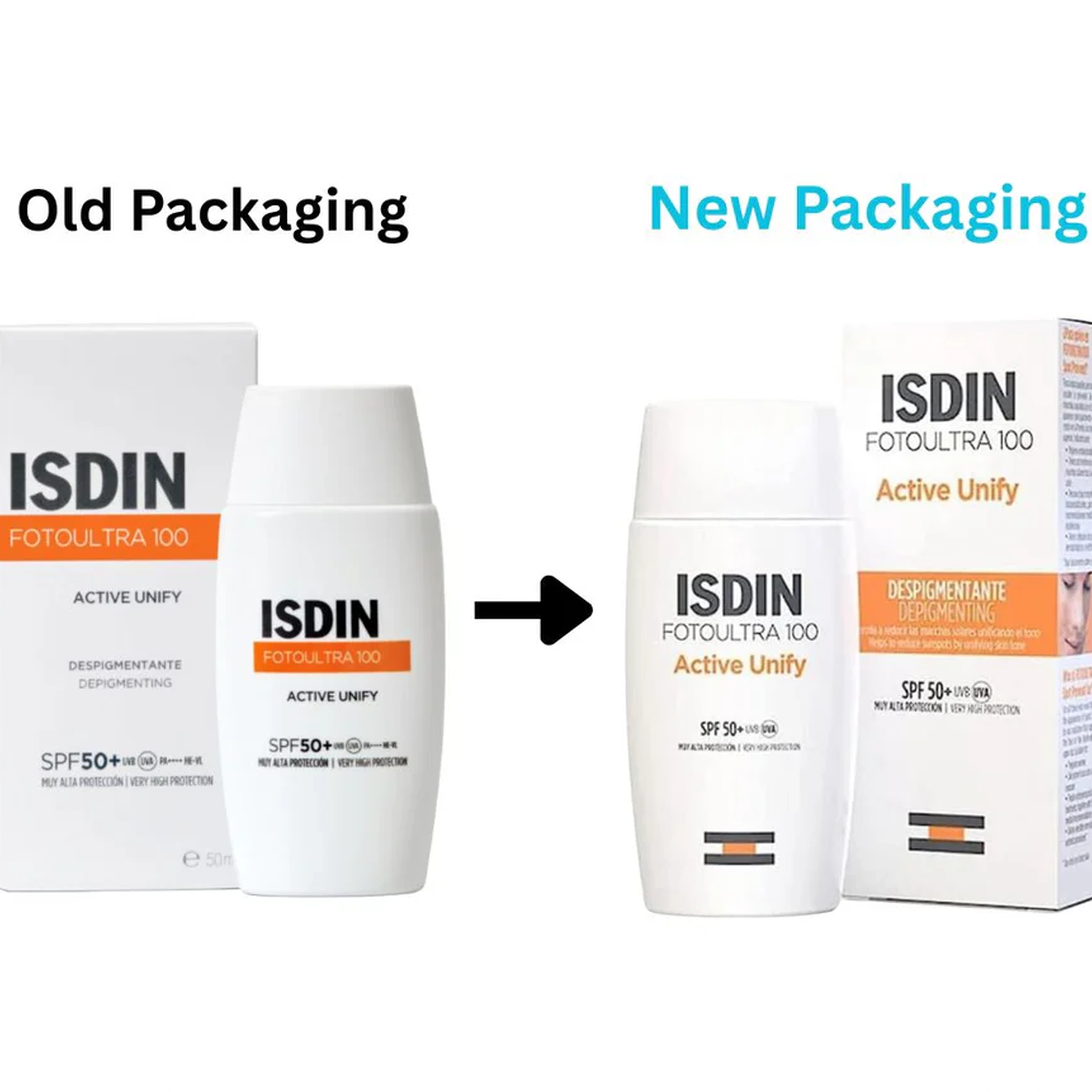 إيسدن فوتو أولترا 100 أكتيف يونيفي فيوجن فلويد واقي شمسي حماية +50 50 مل