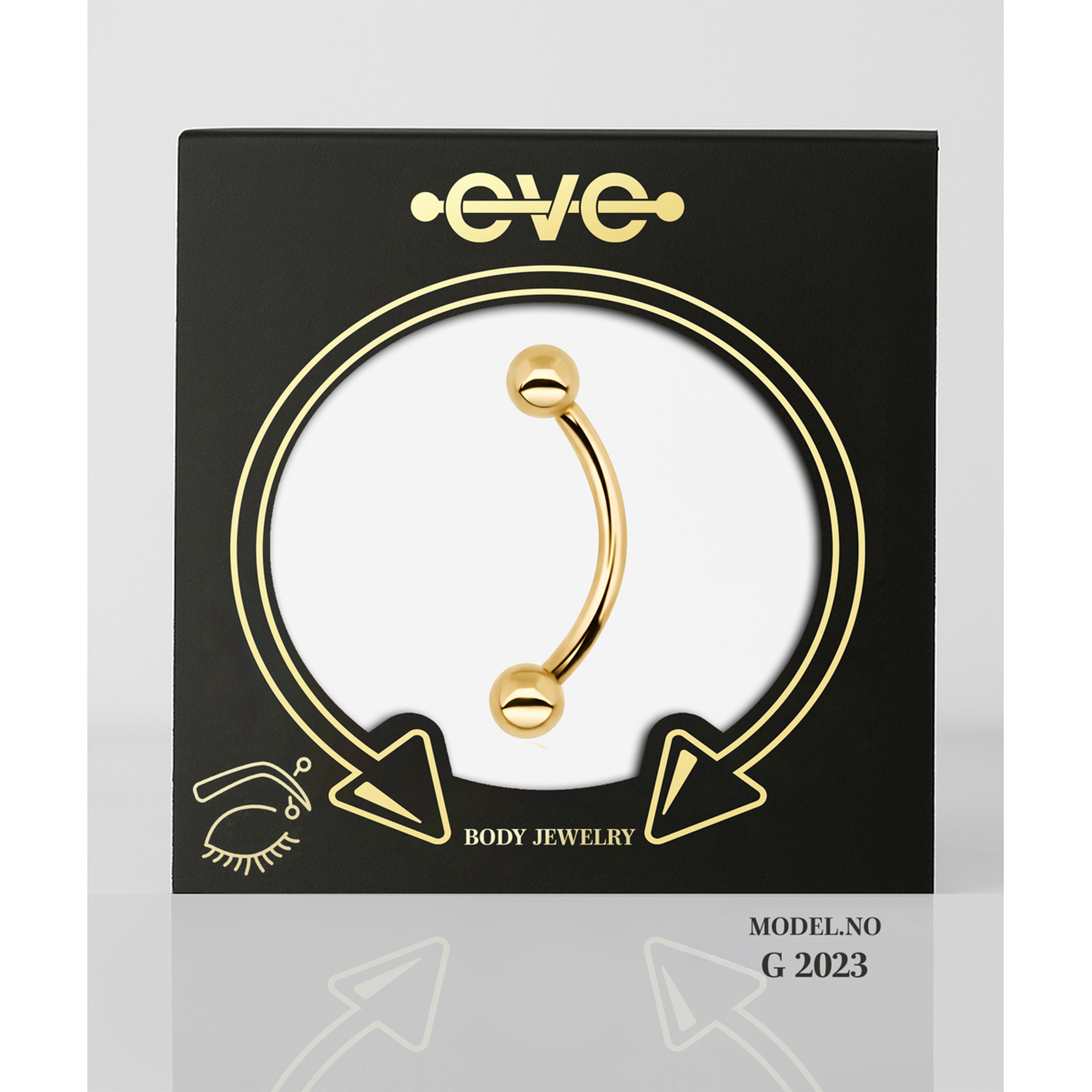 إيف حلق بيرسينغ للسرة - دولفين B023