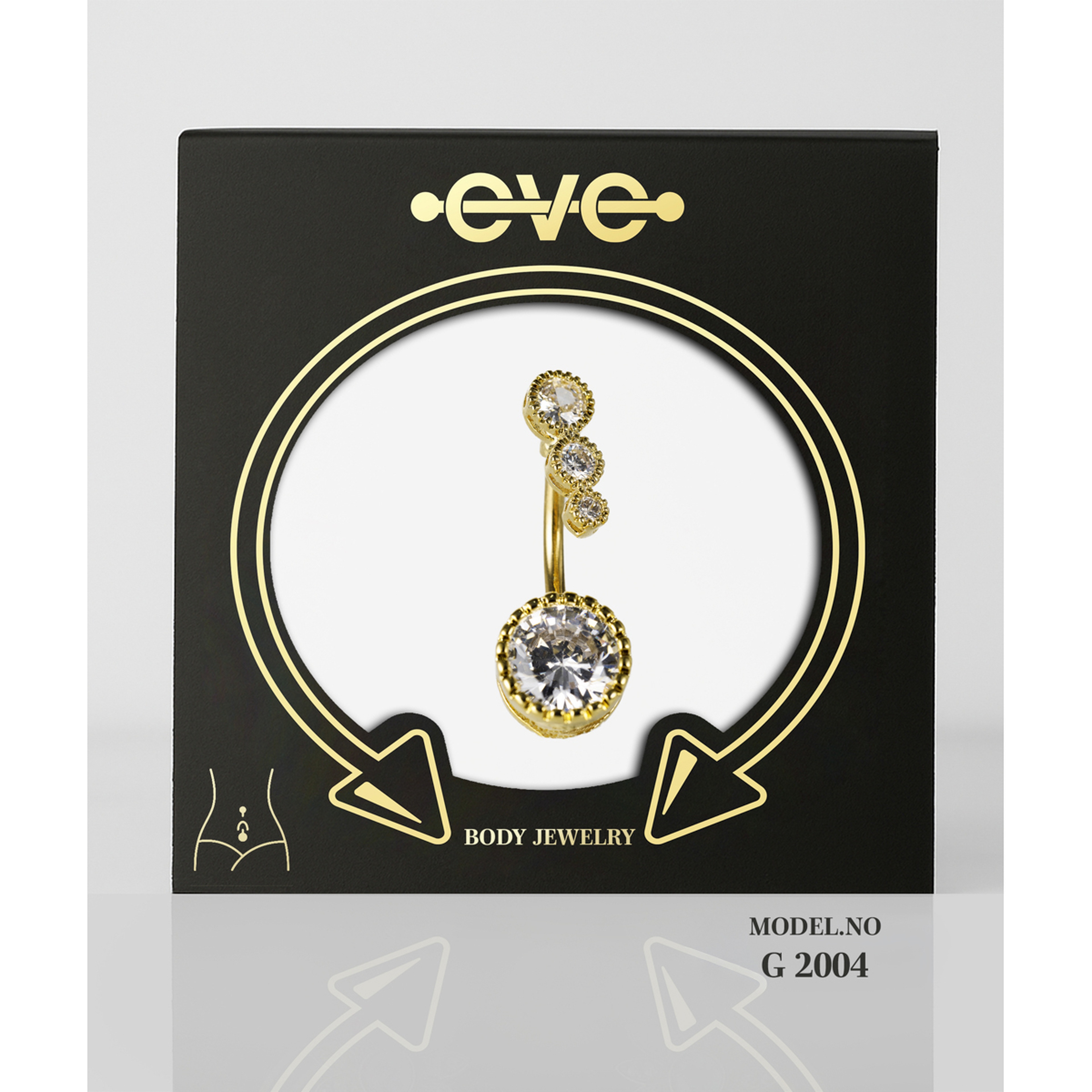 إيف حلق بيرسينغ للسرة - دائرة خالدة B004