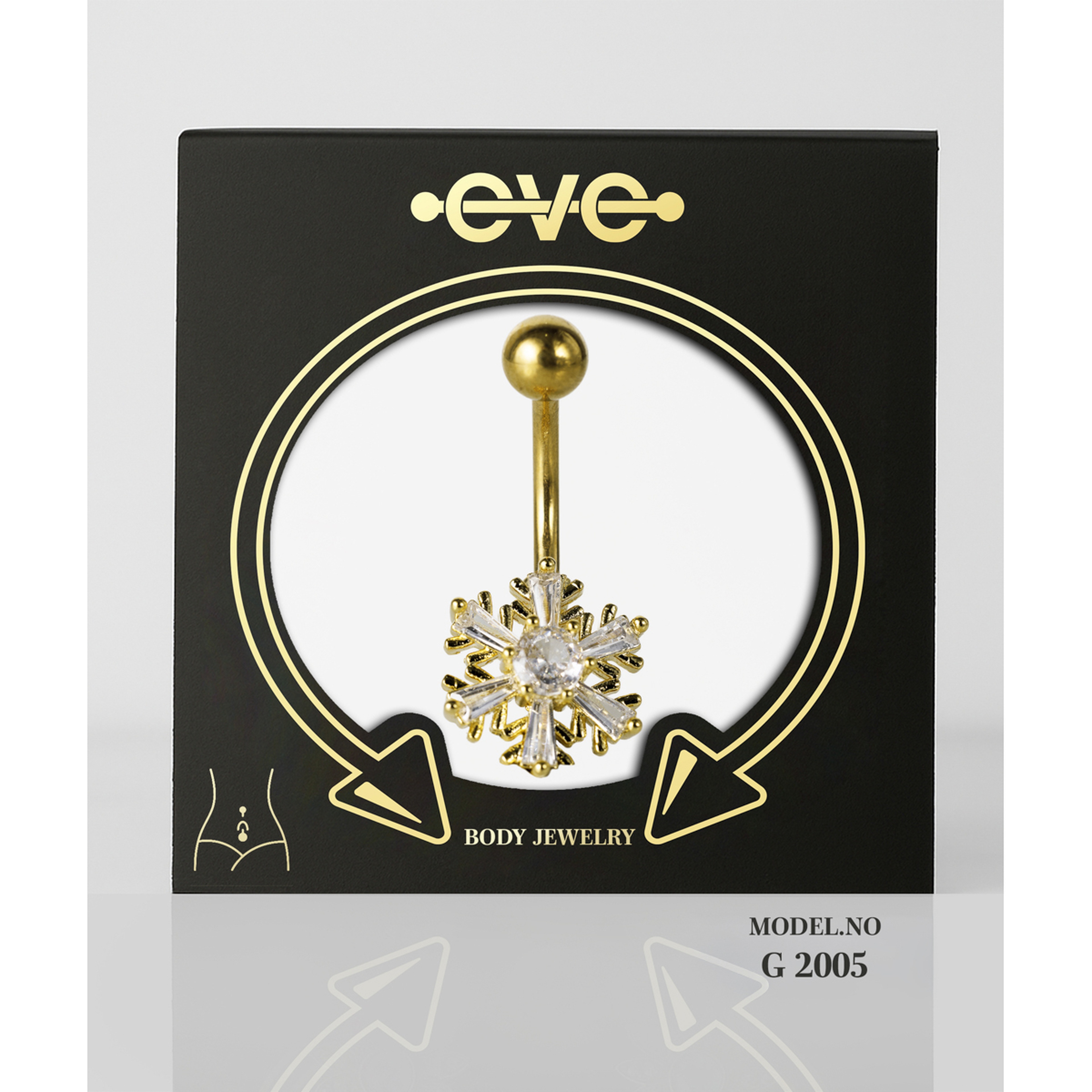 إيف حلق بيرسينغ للسرة - دائرة خالدة B005