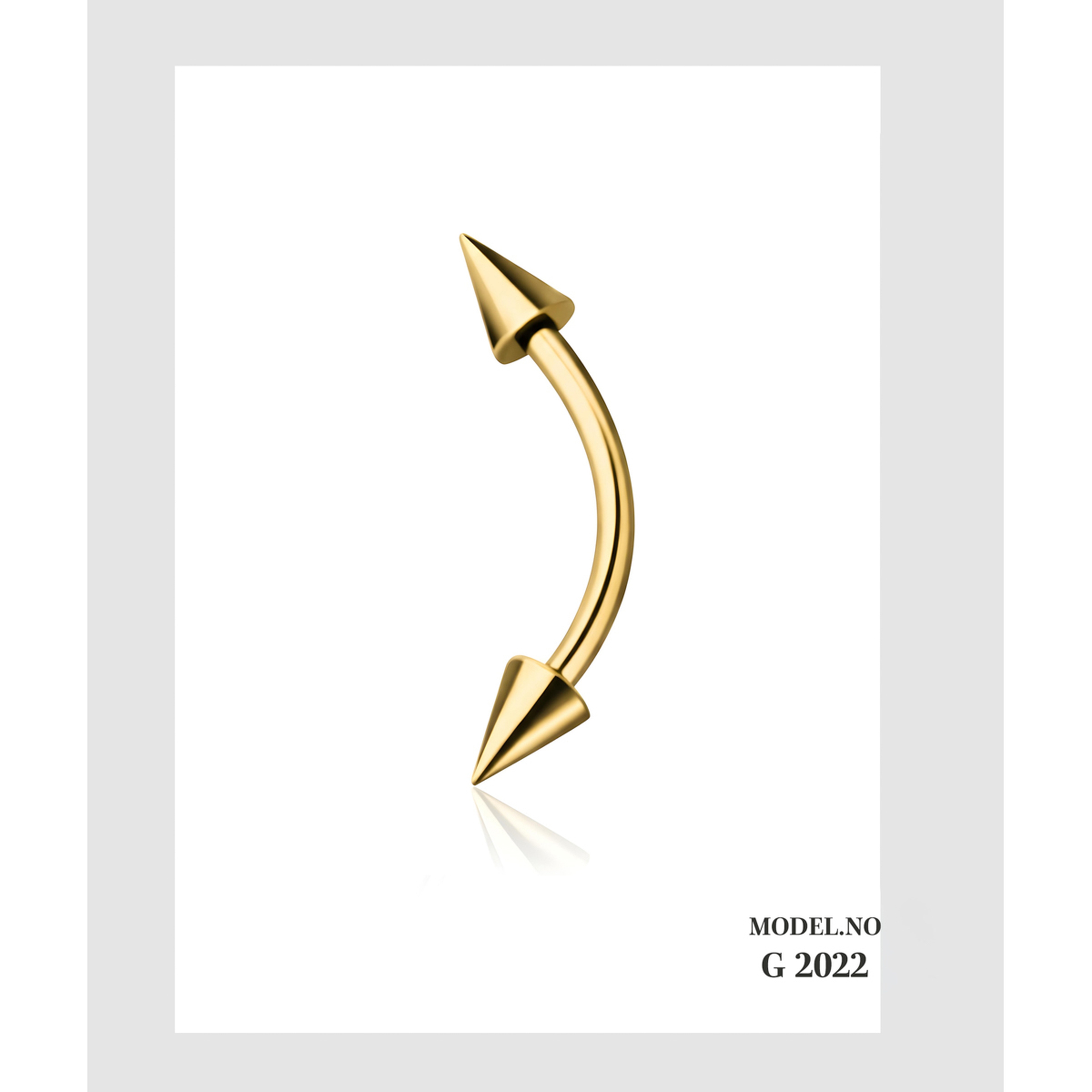 إيف حلق بيرسينغ للسرة - حجر خط عصري B022