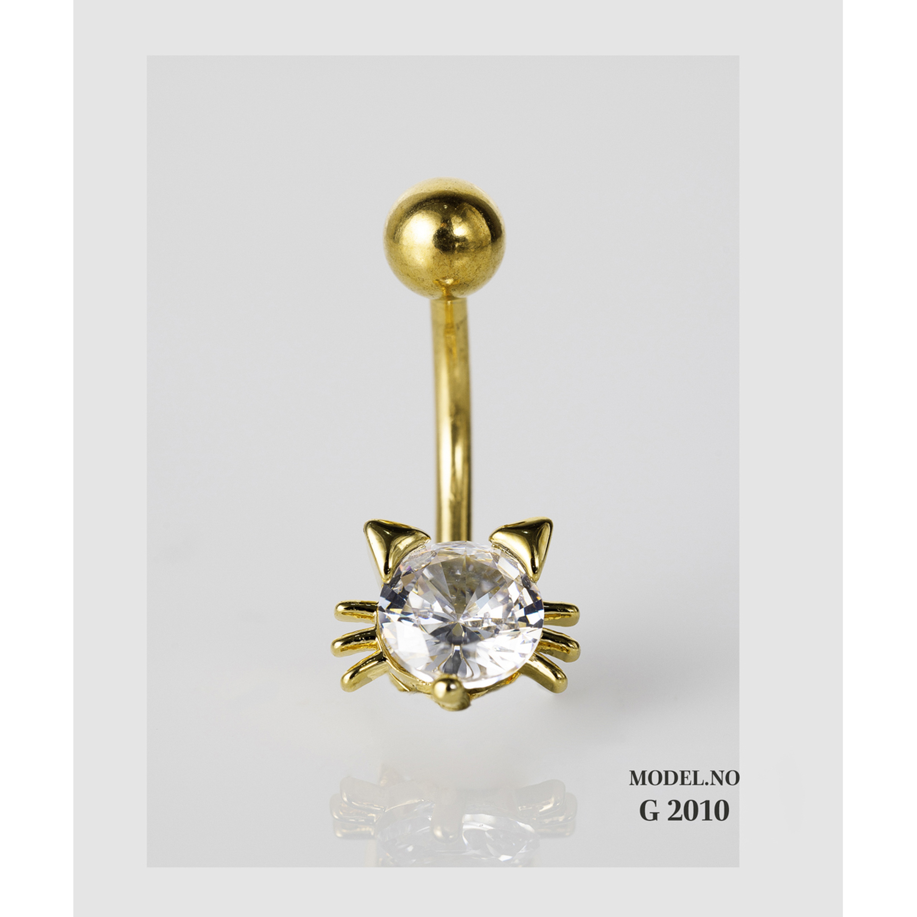 إيف حلق بيرسينغ للسرة - فراشة بلون أزرق B010