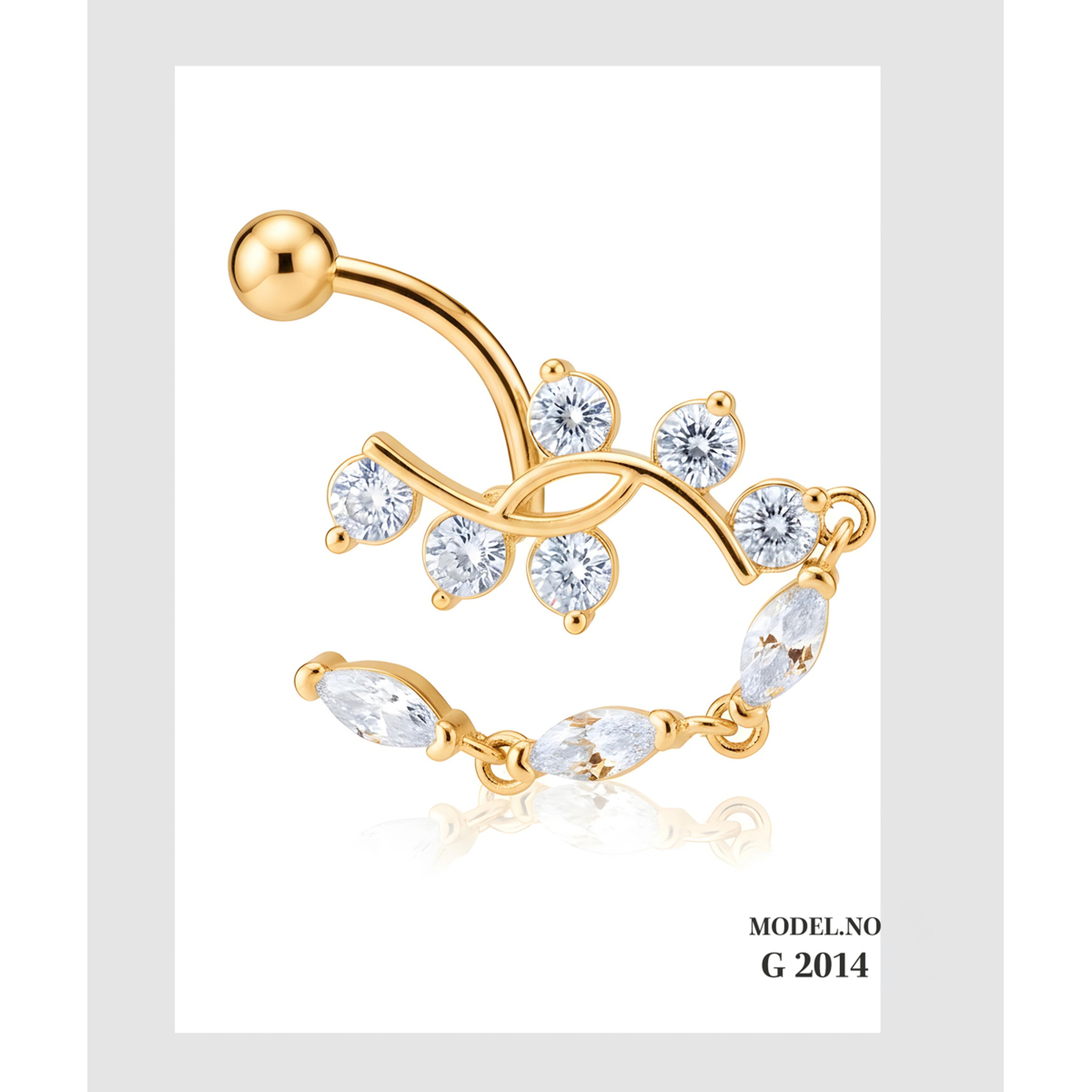 إيف حلق بيرسينغ للسرة - وحيد القرن B014