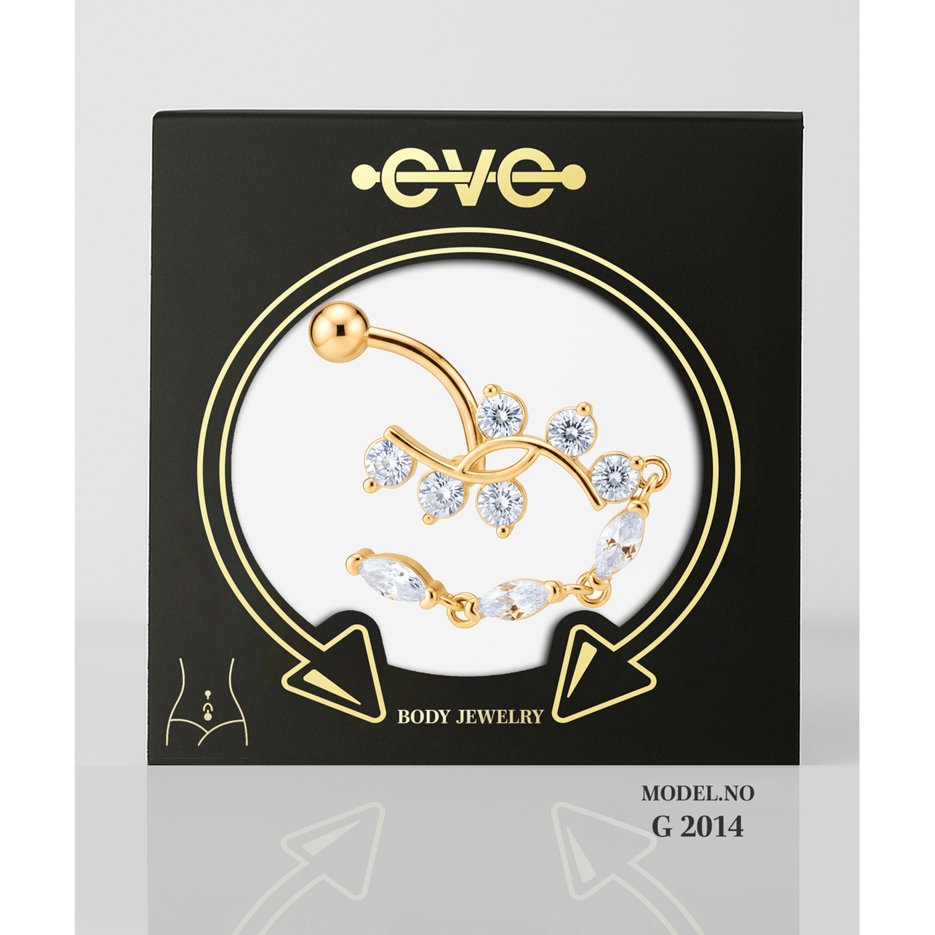 إيف حلق بيرسينغ للسرة - وحيد القرن B014