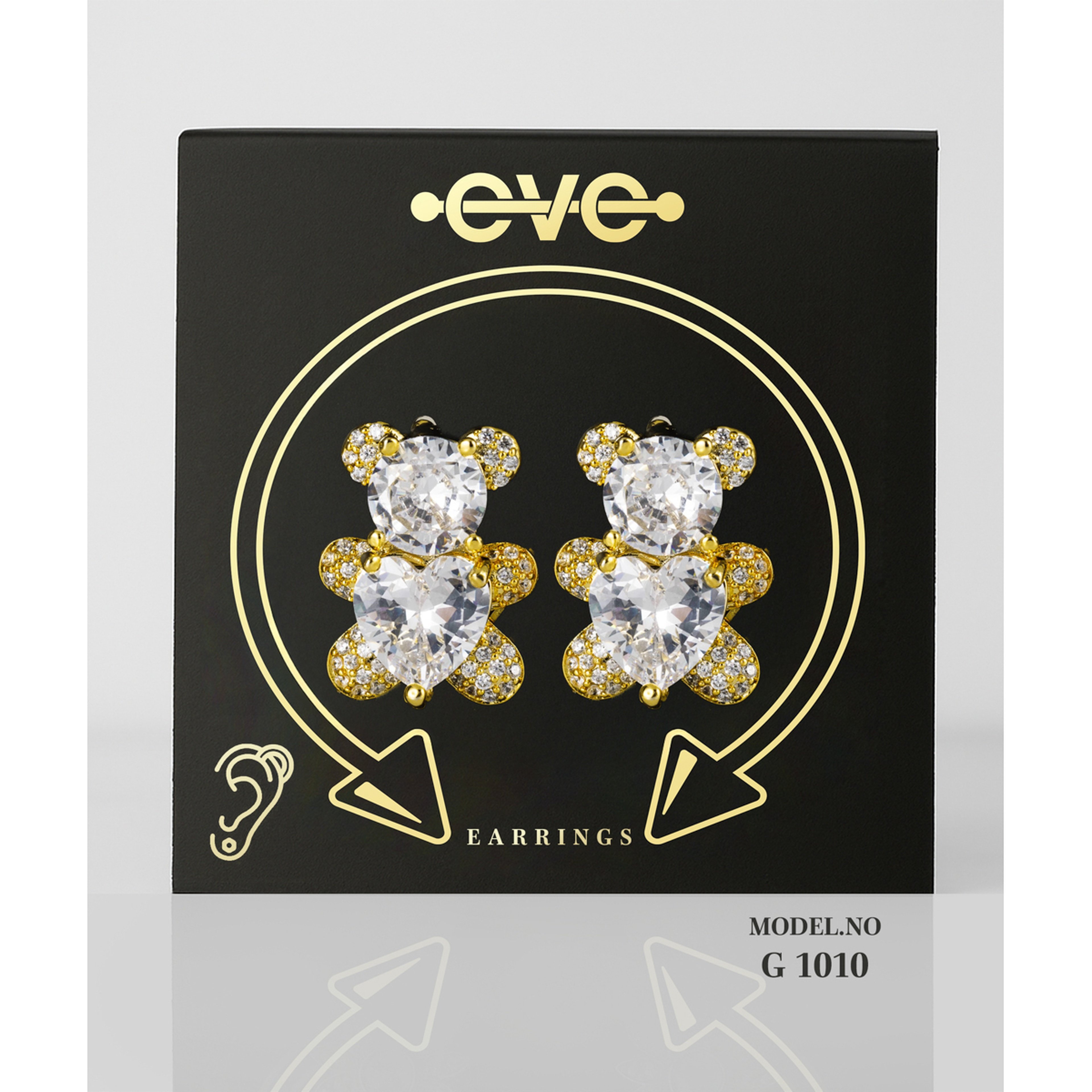 إيف حلق بيرسينغ للأذن أحادي - زهرة & أحجار EH06