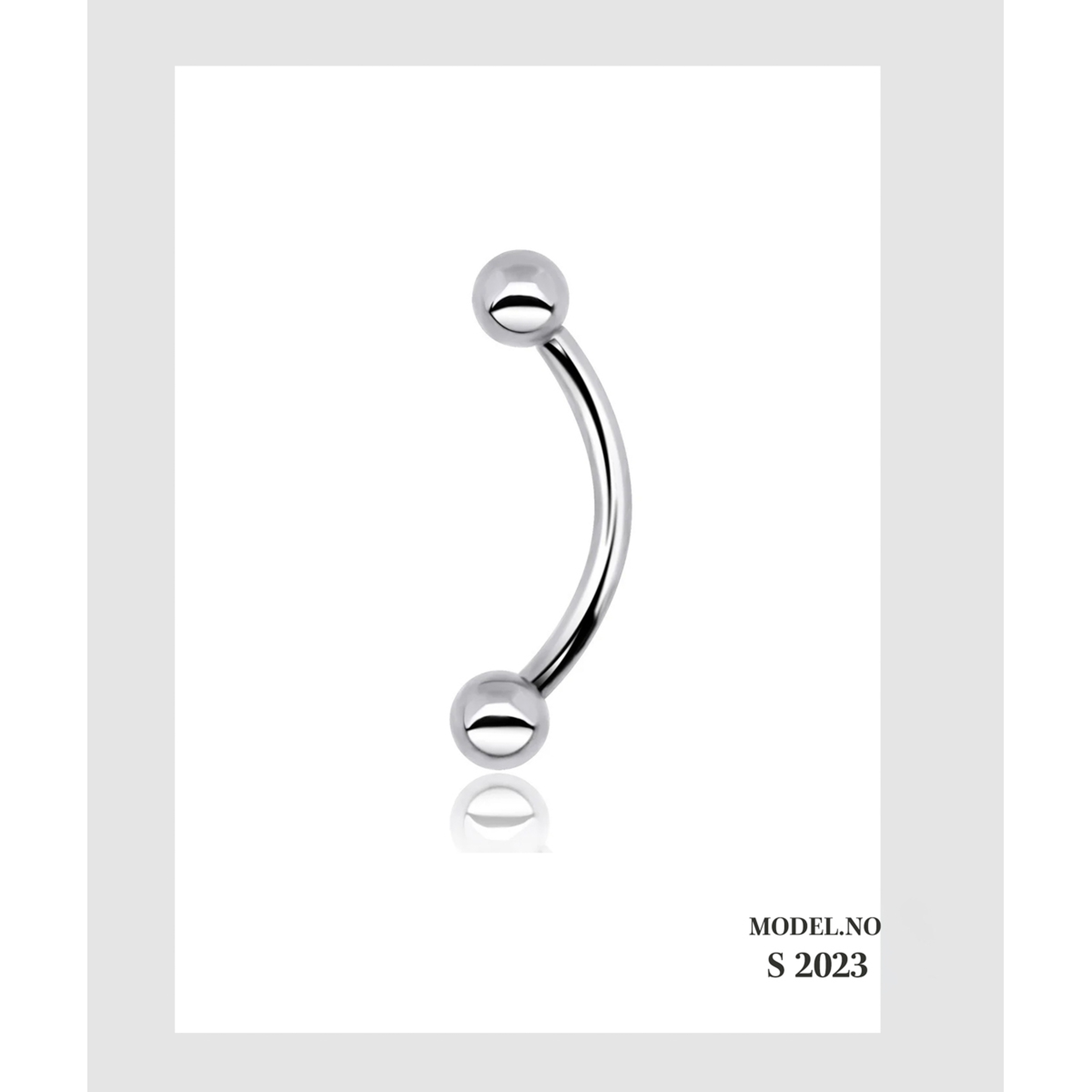 إيف حلق بيرسينغ للأذن - فضي وحيد القرن E022