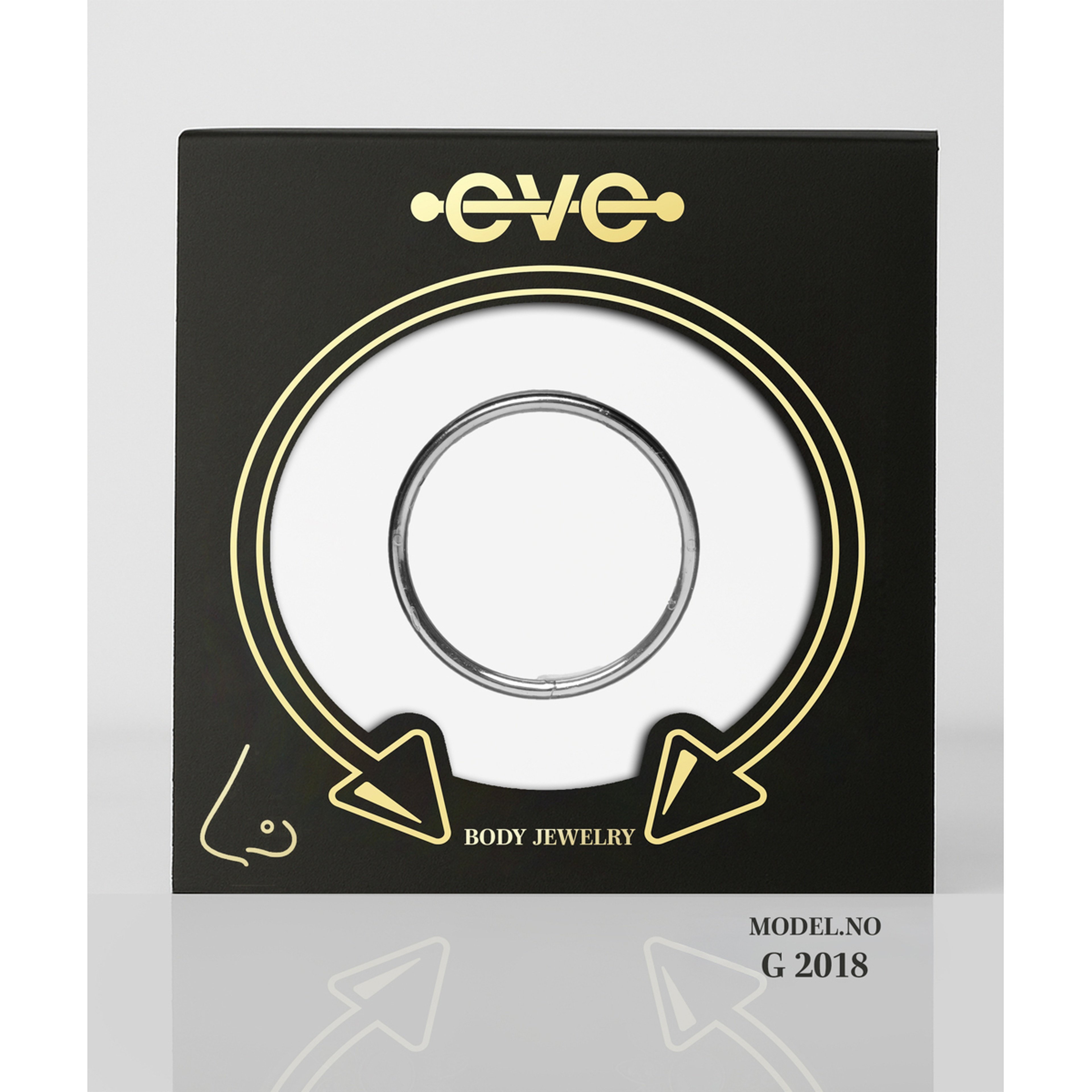 إيف حلق بيرسينغ للأذن - فضي قطرة E017