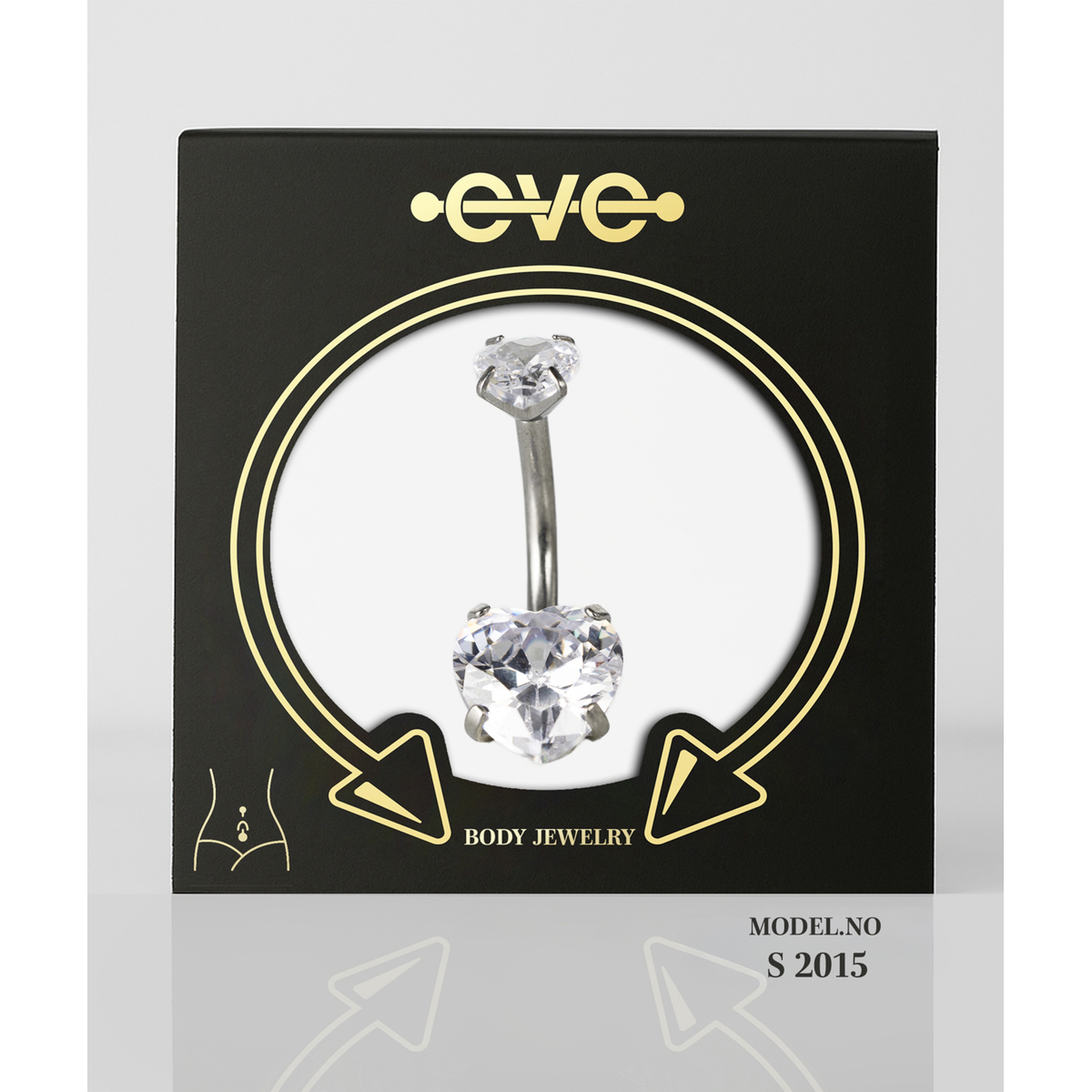 إيف حلق بيرسينغ للأذن - ذهبي مثلث E014