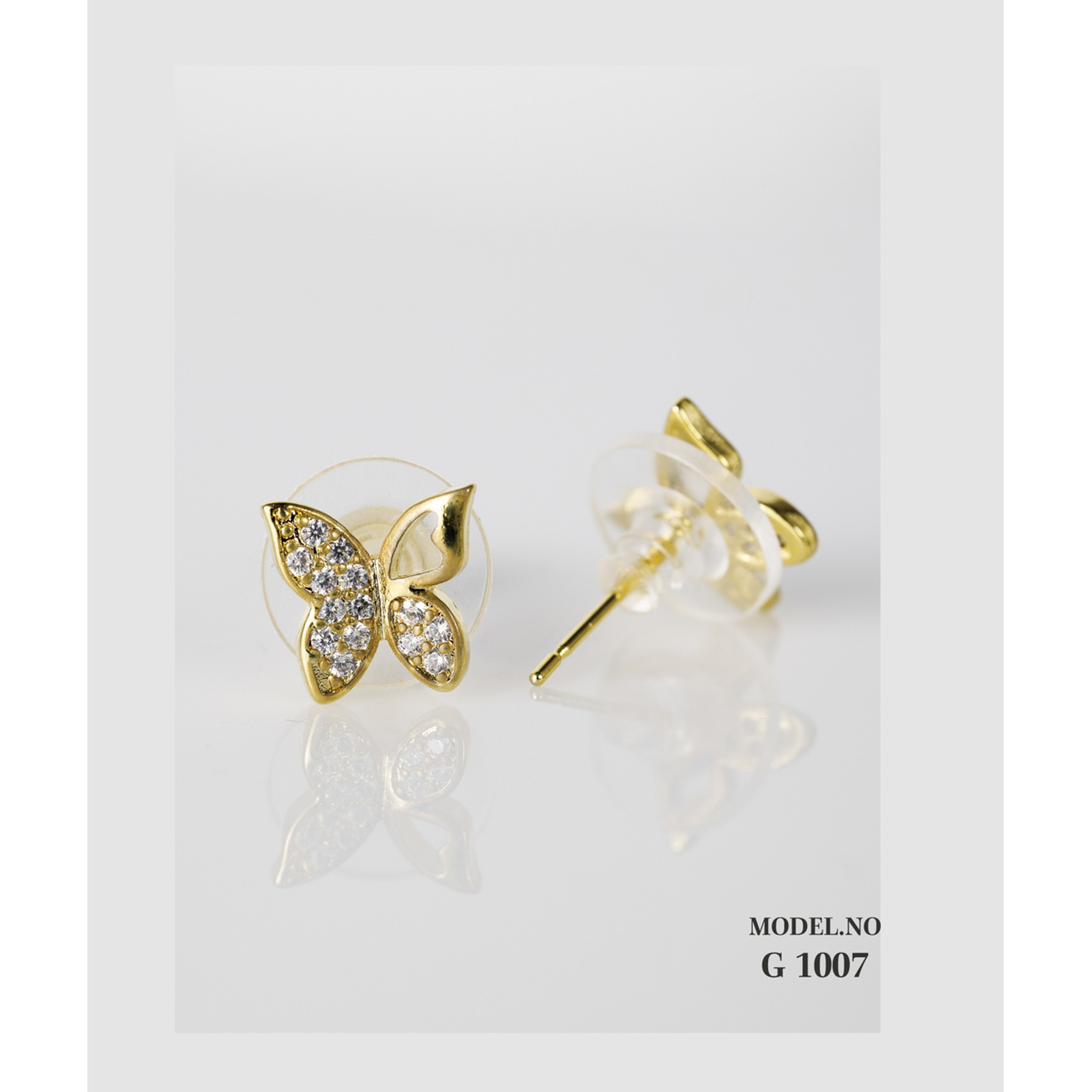 إيف حلق بيرسينغ للأذن أحادي - قلب& حجر EH03