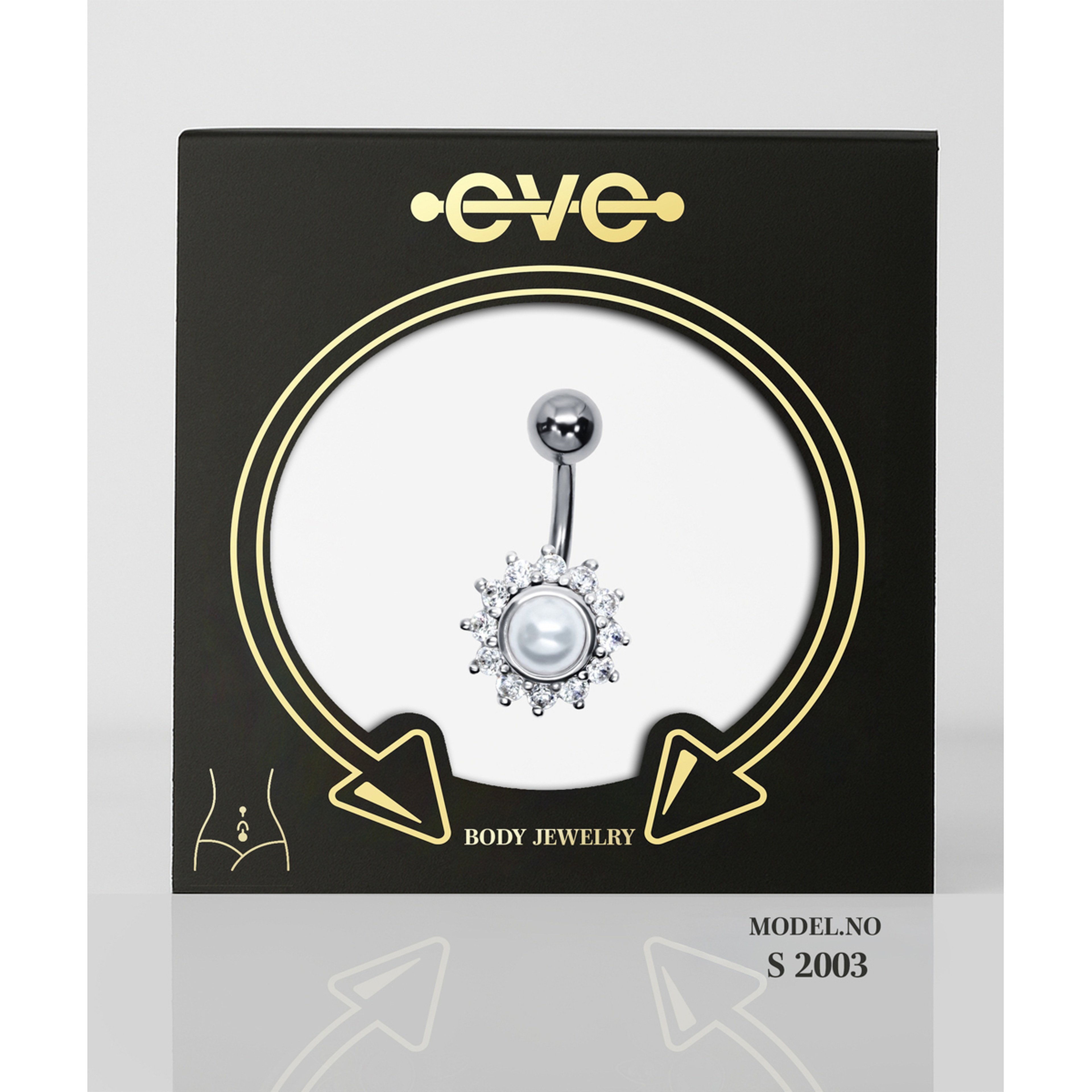 إيف حلق بيرسينغ للأذن - ذهبي دائري E002