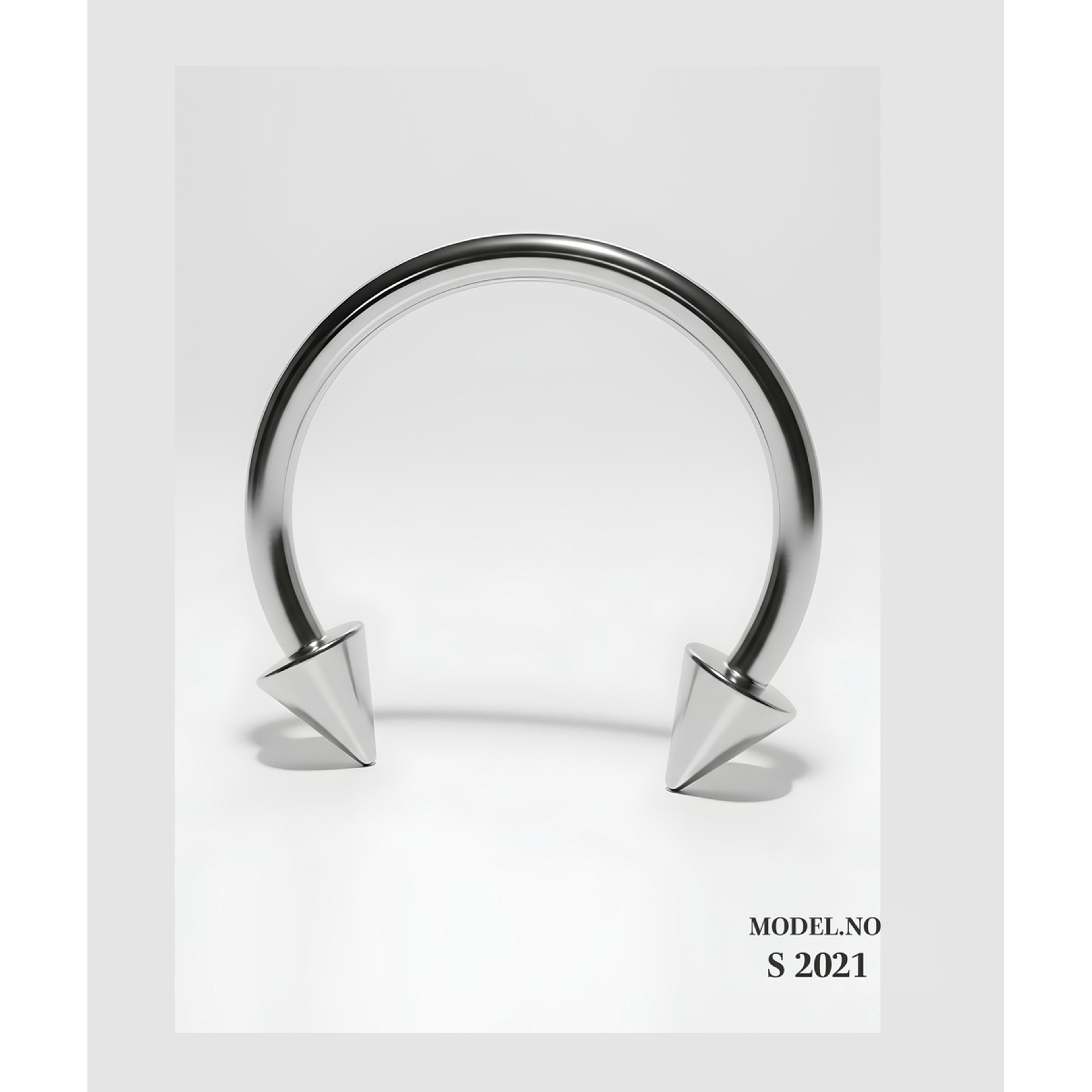 إيف حلق بيرسينغ للأذن - فضي حجر & لؤلؤة E020