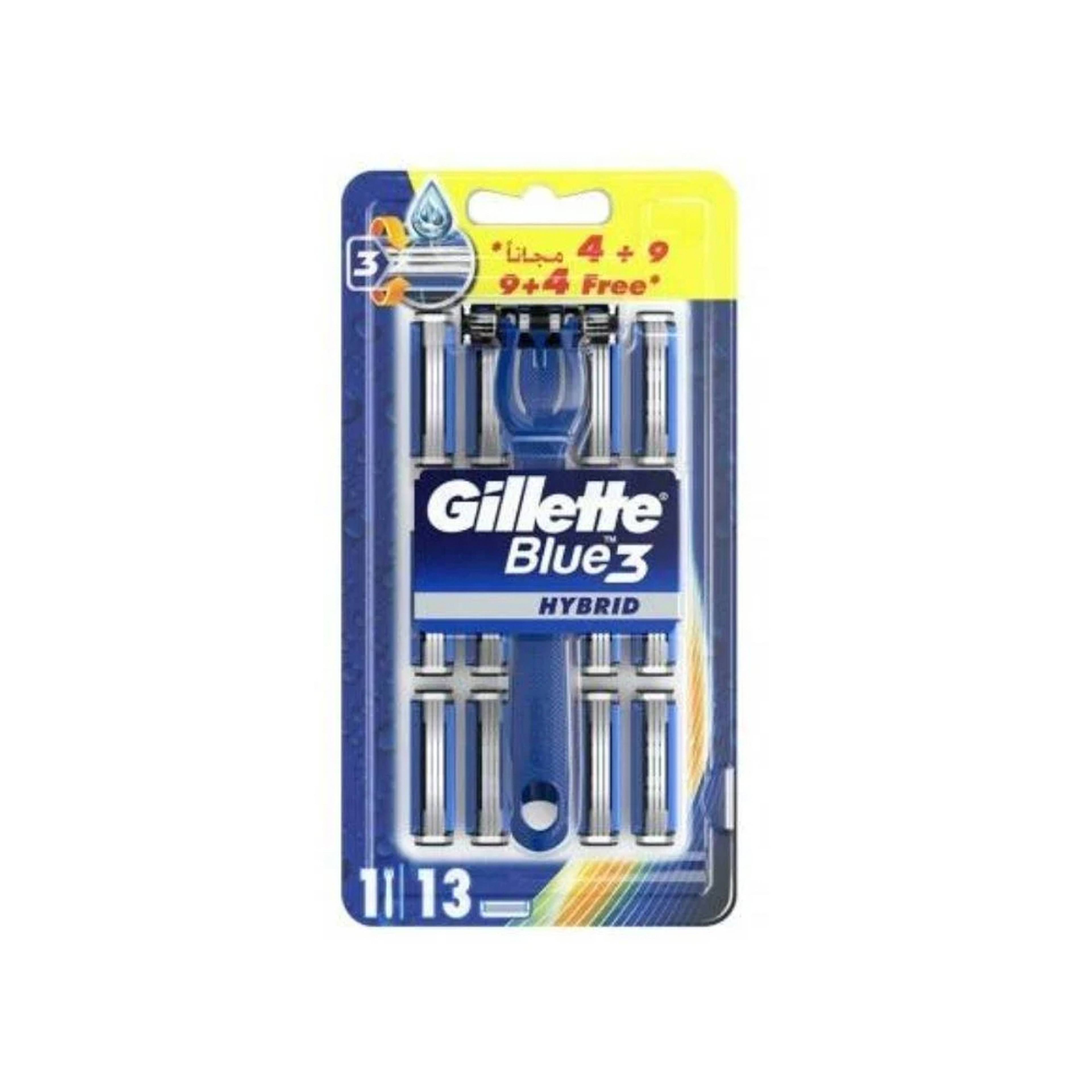 Gillette Razor Disposable Blue3 Smart