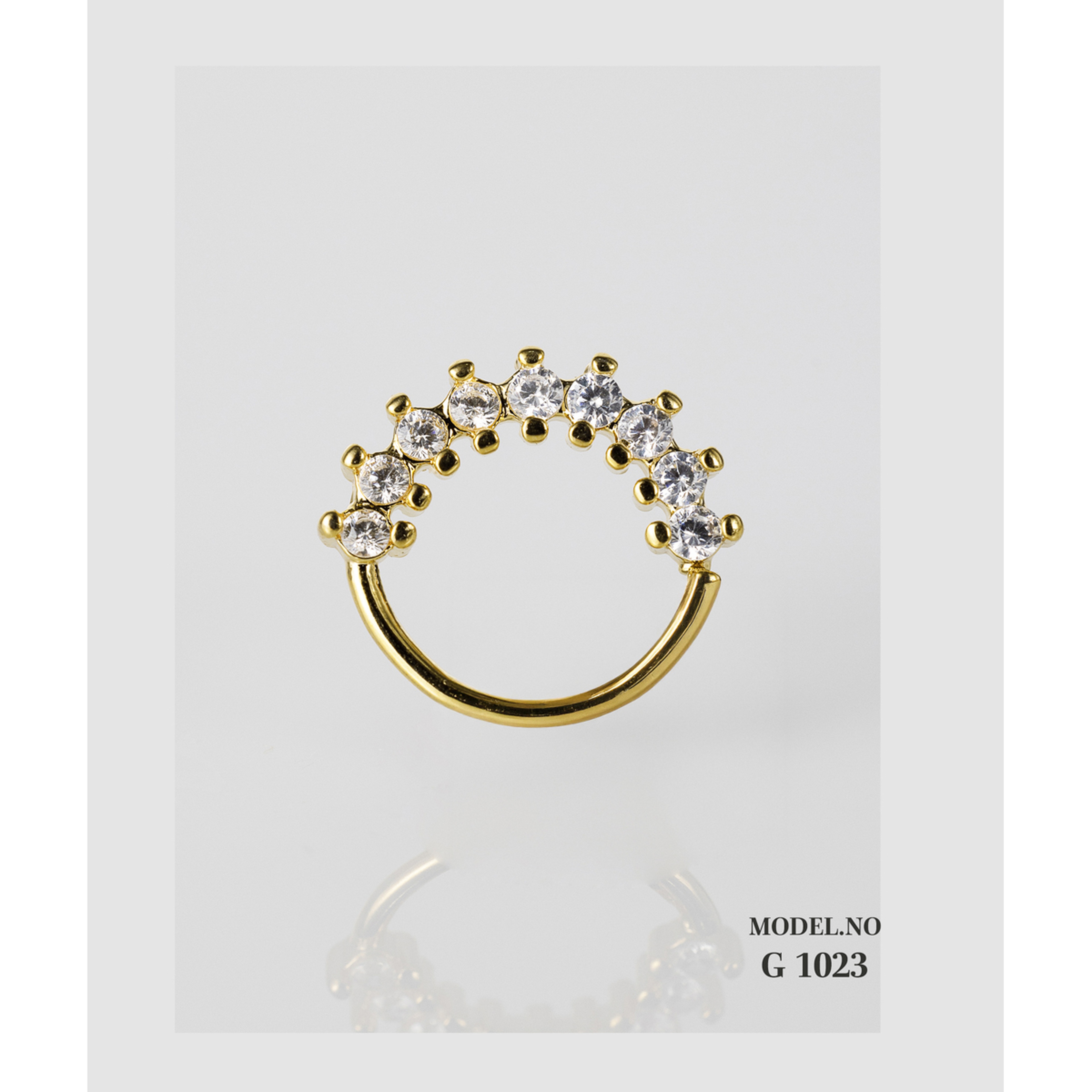 إيف حلق بيرسينغ للسان - بار مستقيم T001