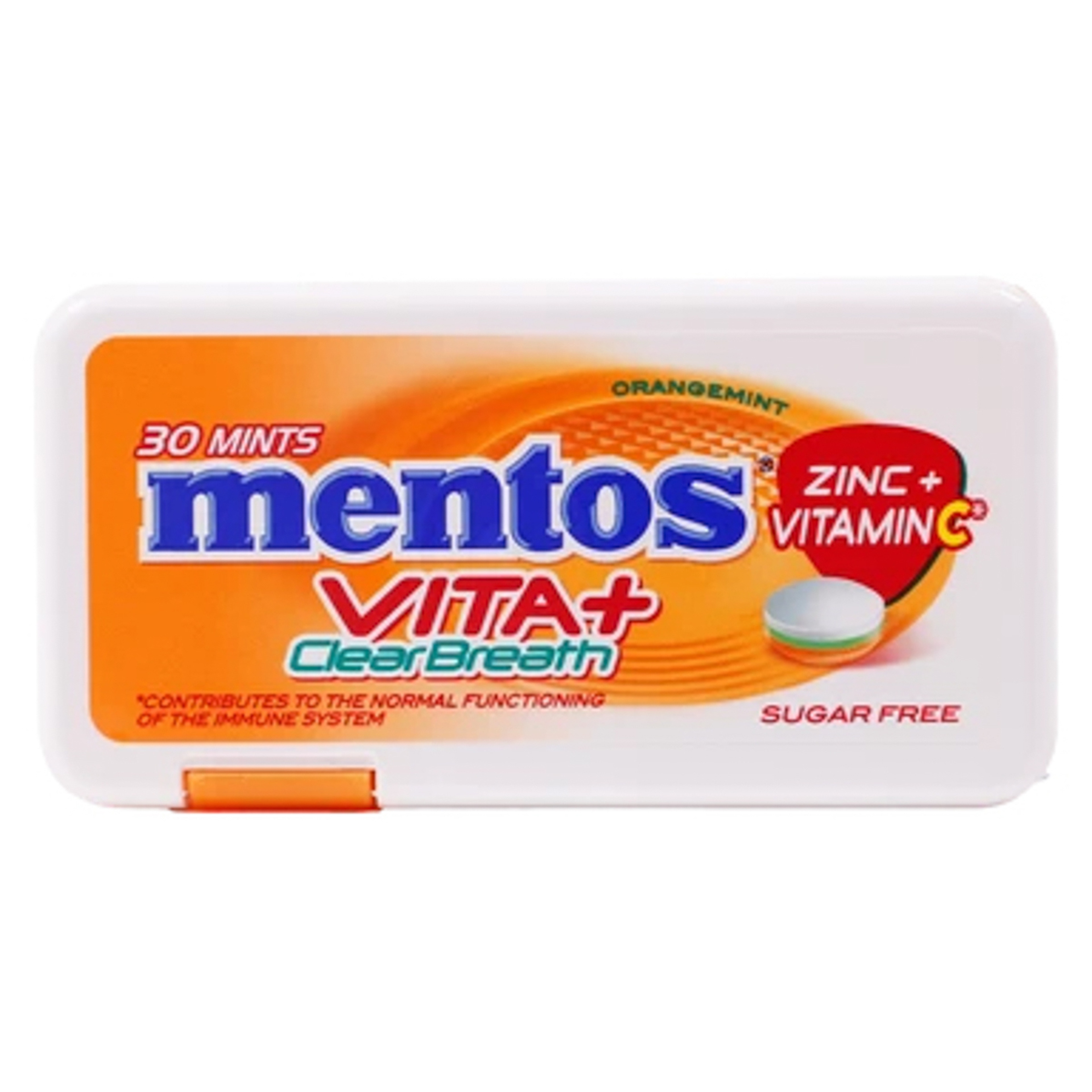 Mentos Cb 30P Dispenser Orange