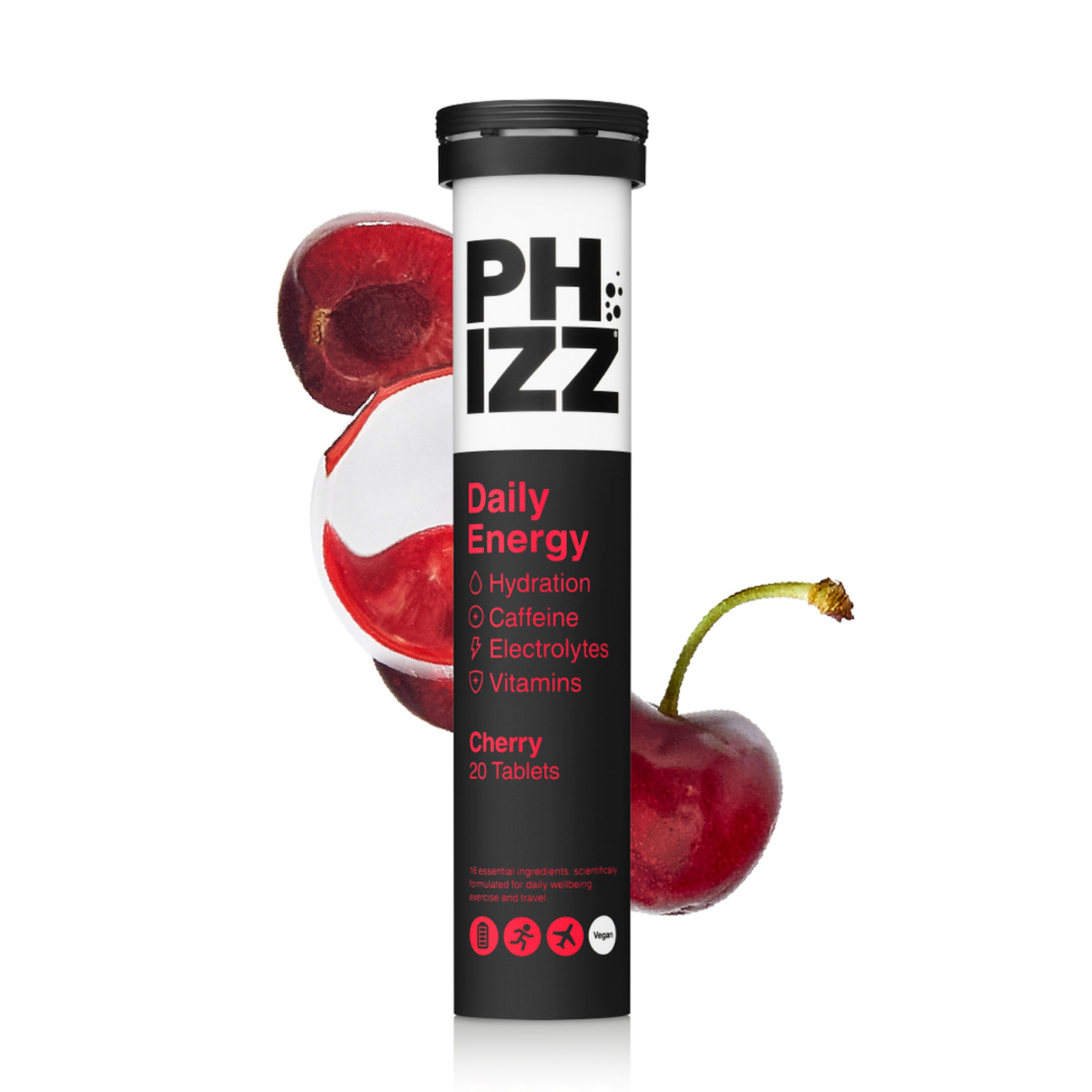 فيز إنرجي فوار بالكرز والكافيين، 20 قرص