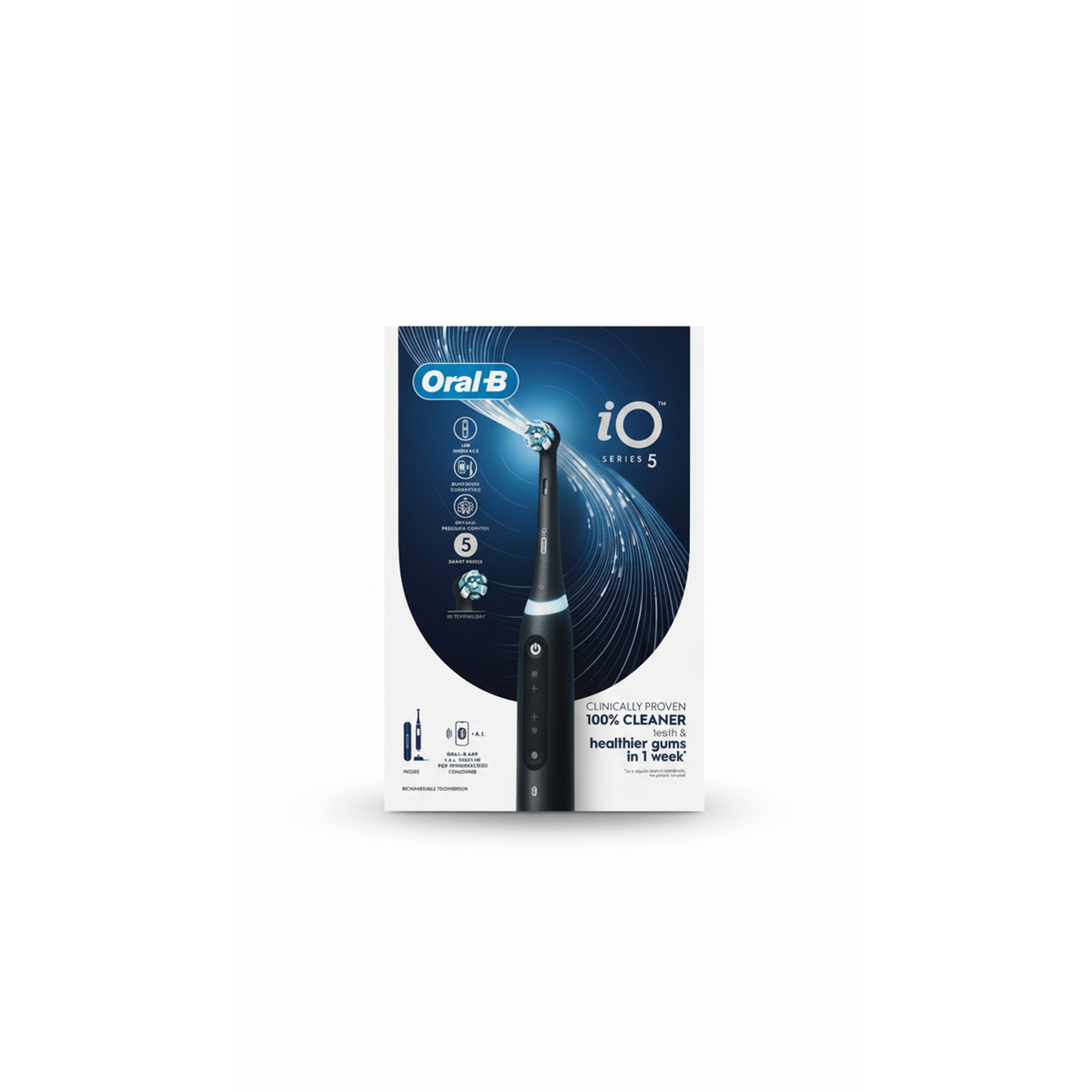 اورال بى فرشاة أسنان iO5 كهربائية أسود