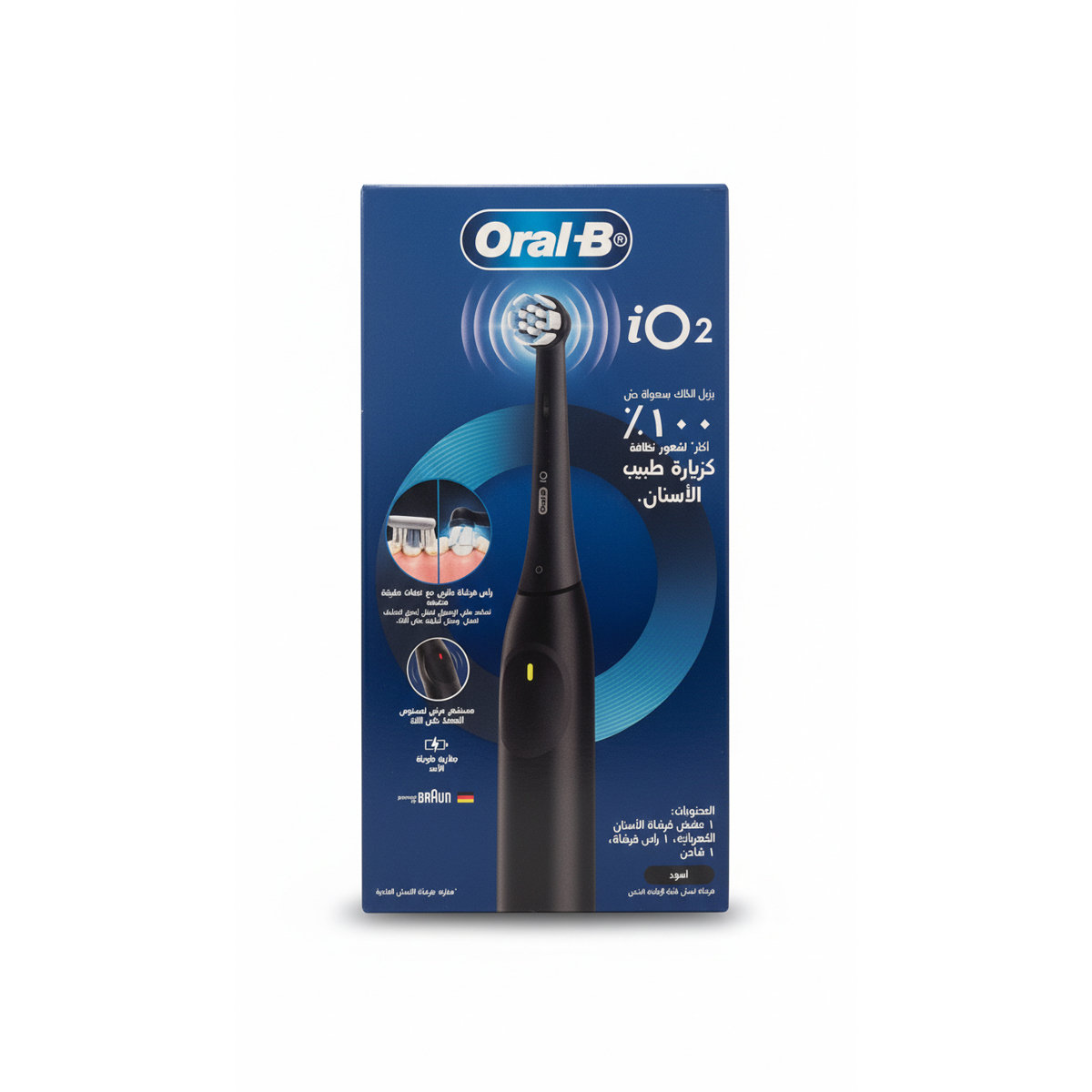 Oral−B IOG52J62KBK BLACK Oral-B iO2 Night Black Electric Toothbrush