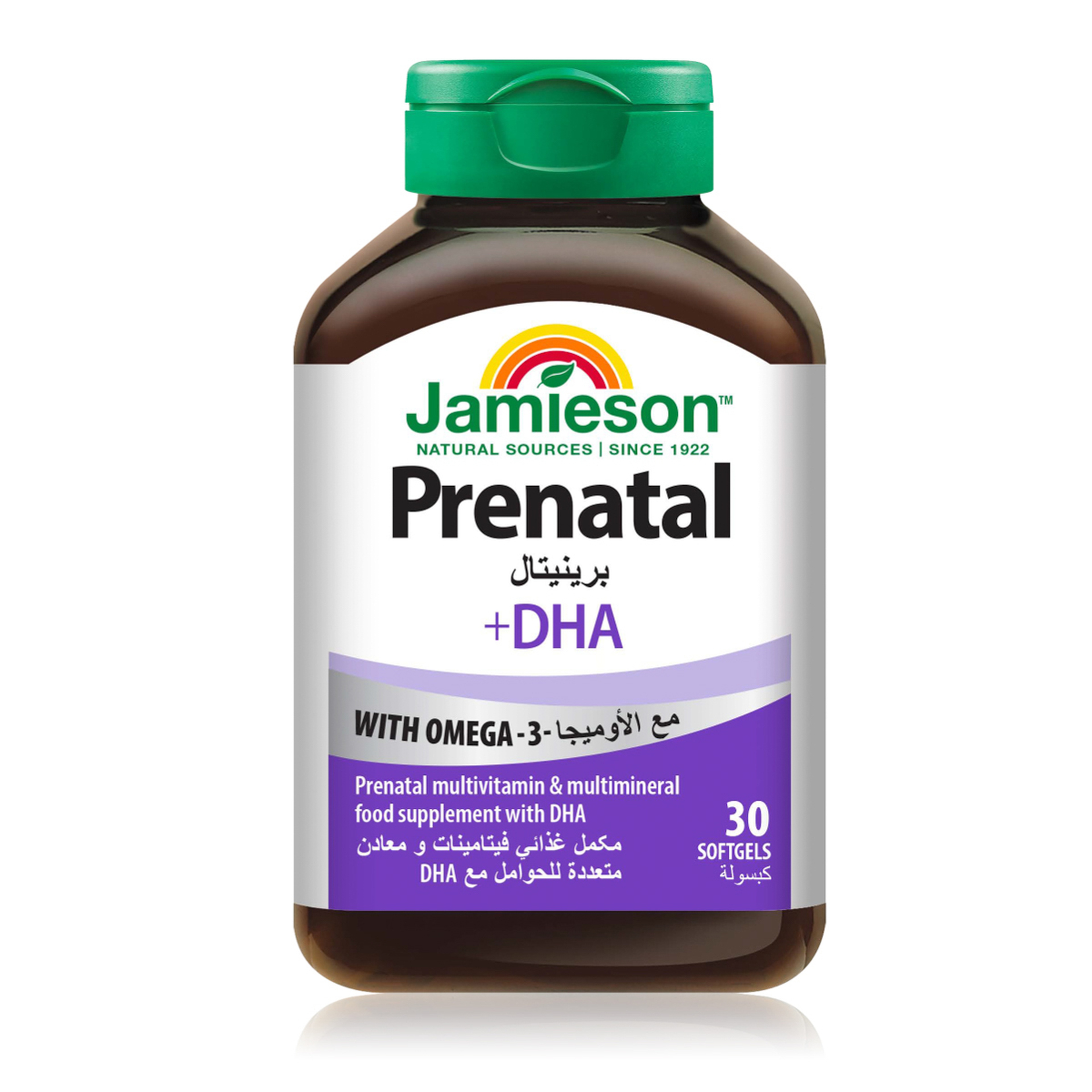 Jamieson Prenatal + DHA 30 Softgels